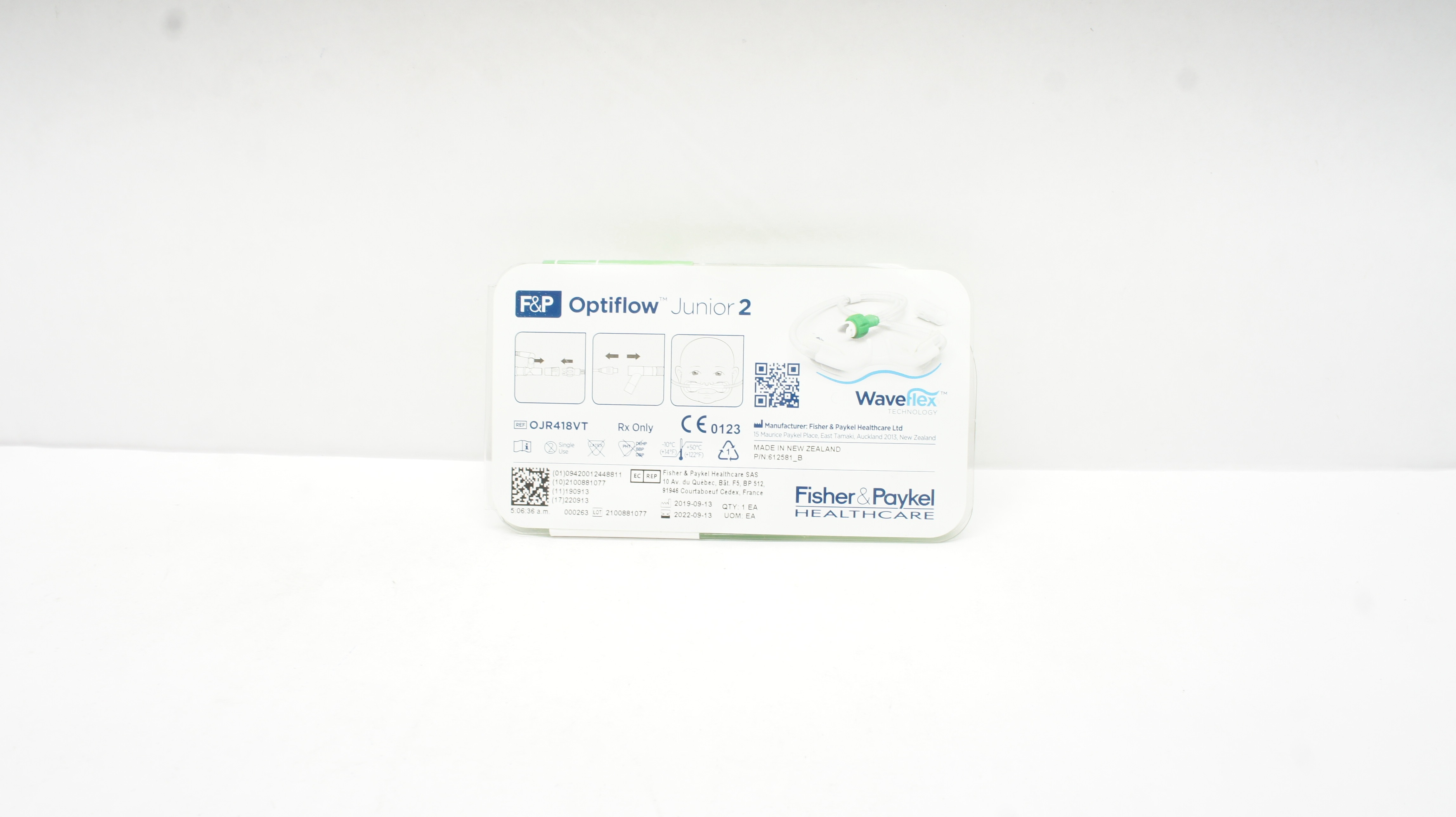 Fisher&Paykel OJR418VT WaveFlex Optiflow Junior 2 Ventilator  Transition Kit (x)