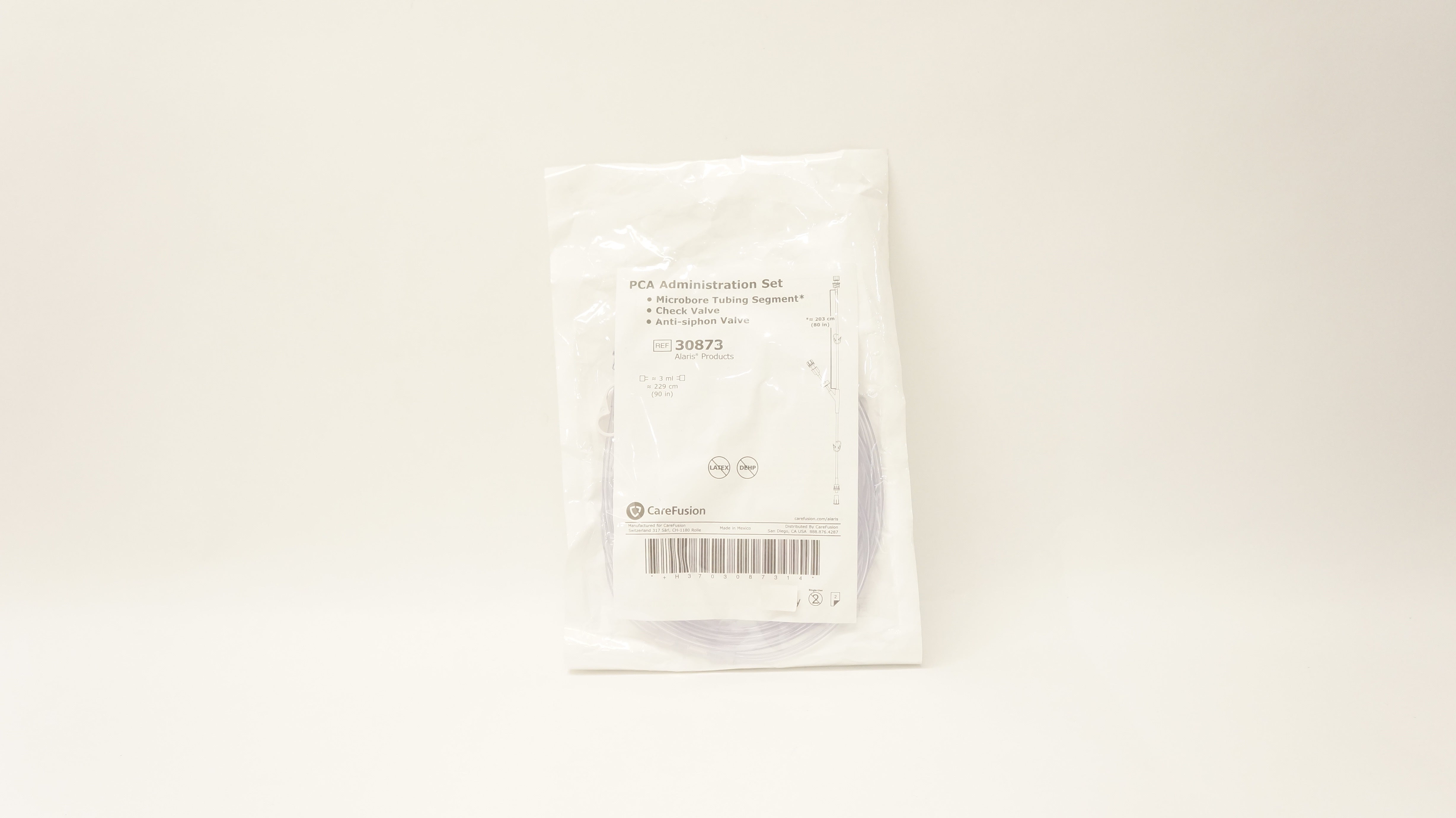 CareFusion 30873 PCA Administration Set 3ml x 90in. (x)