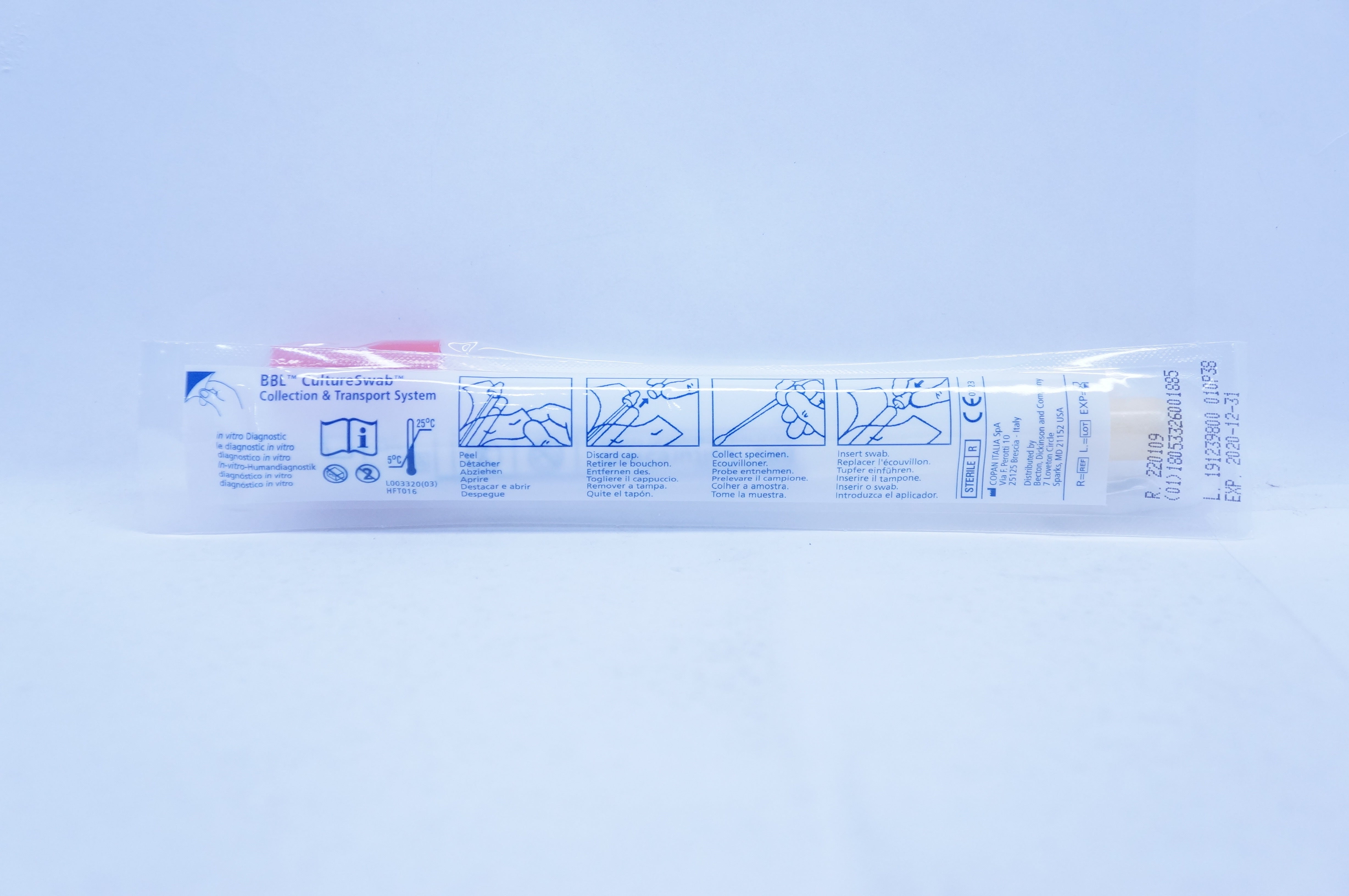 BD 220109 BBL Culture Swab Collection&Transport System