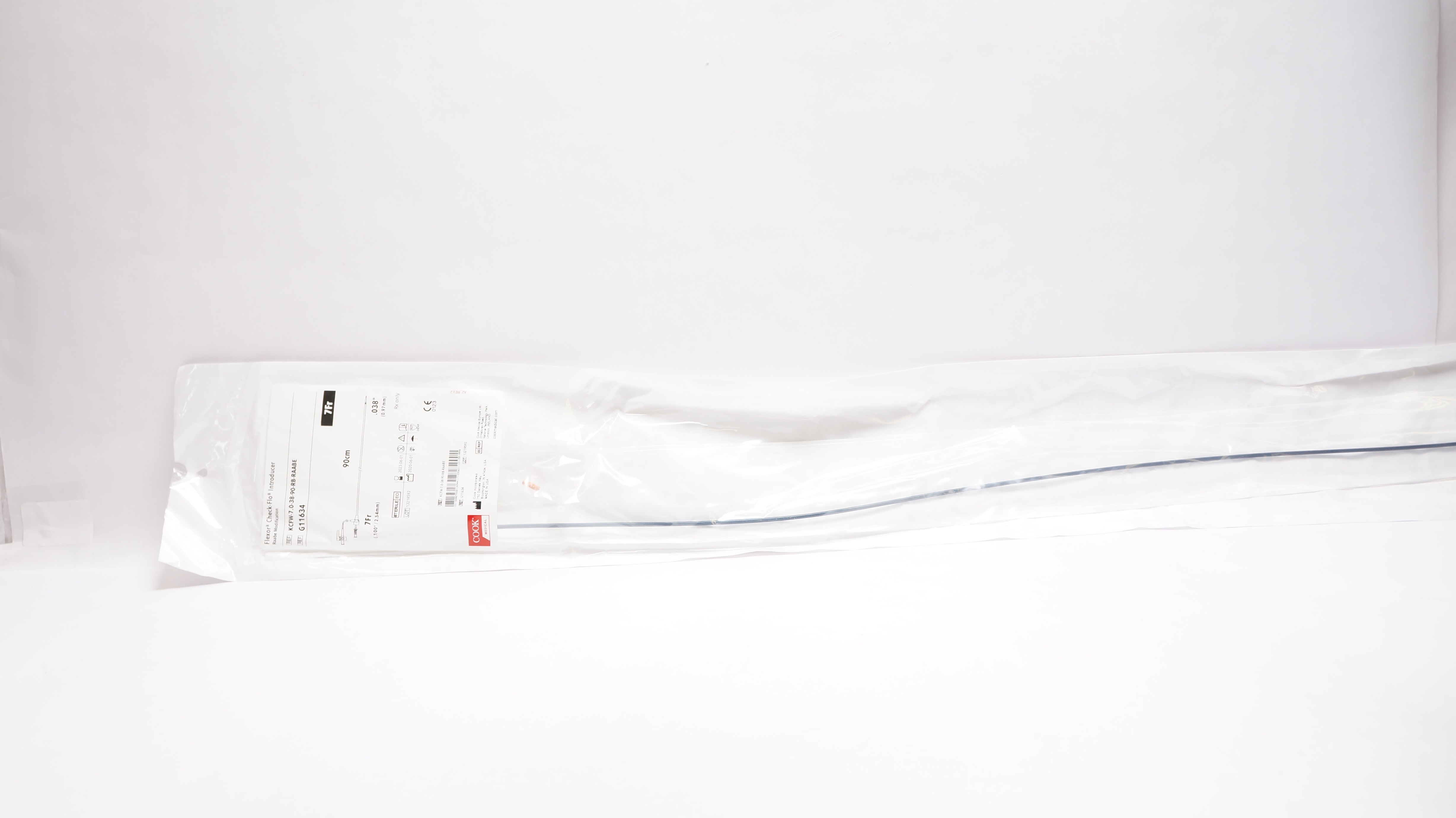 Cook Medical G11634 Flexor Check-Flo Introducer 7Fr x 90cm x .038In (x)