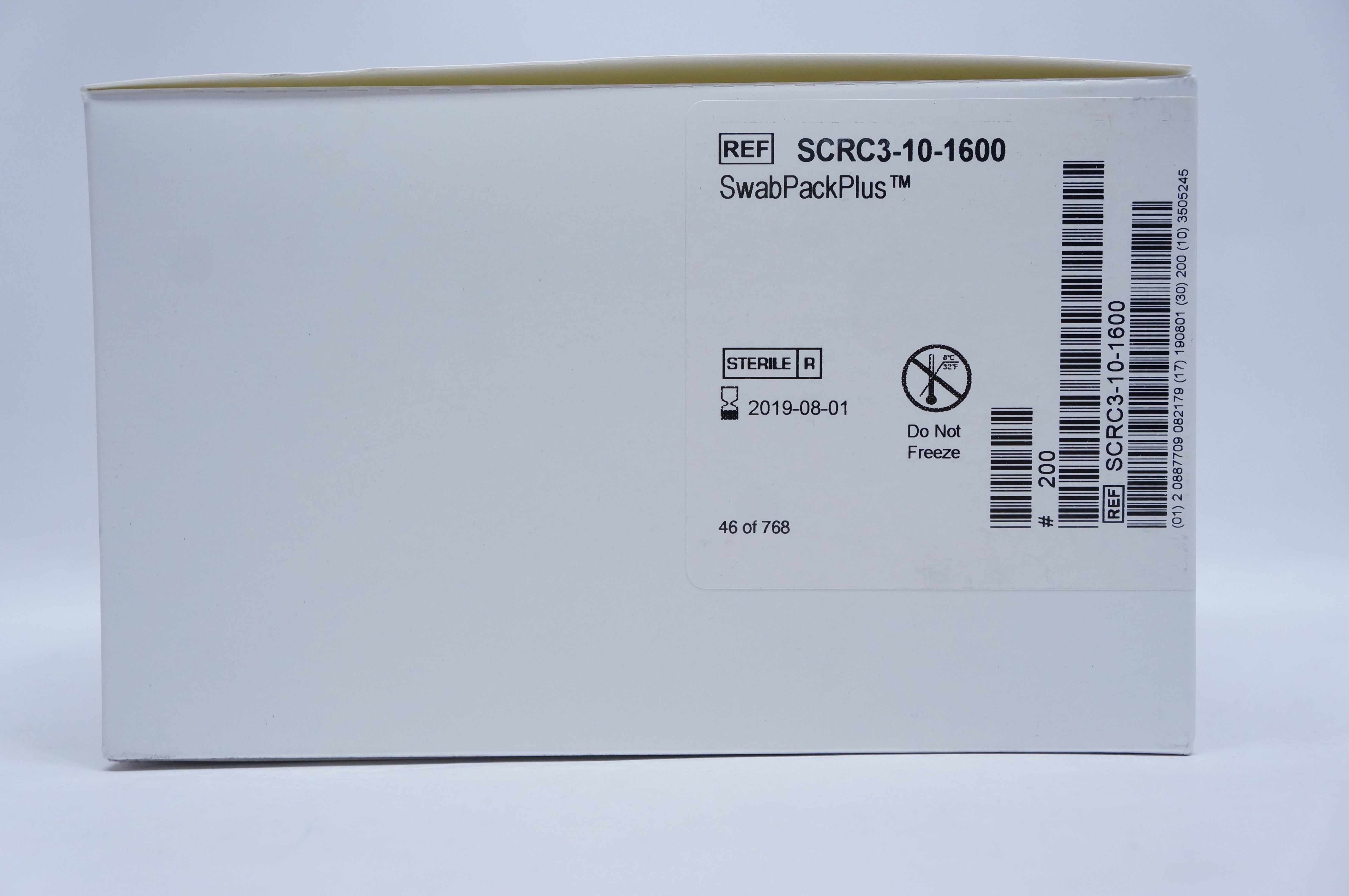 ICU Medical SCRC3-10-1600 Swab Pack Plus (x) - Case of 1600