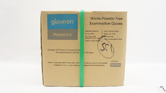 Mun NTR22LL Gloveon Maverick Nitrile Examination Gloves Large (x) - Case of 1000