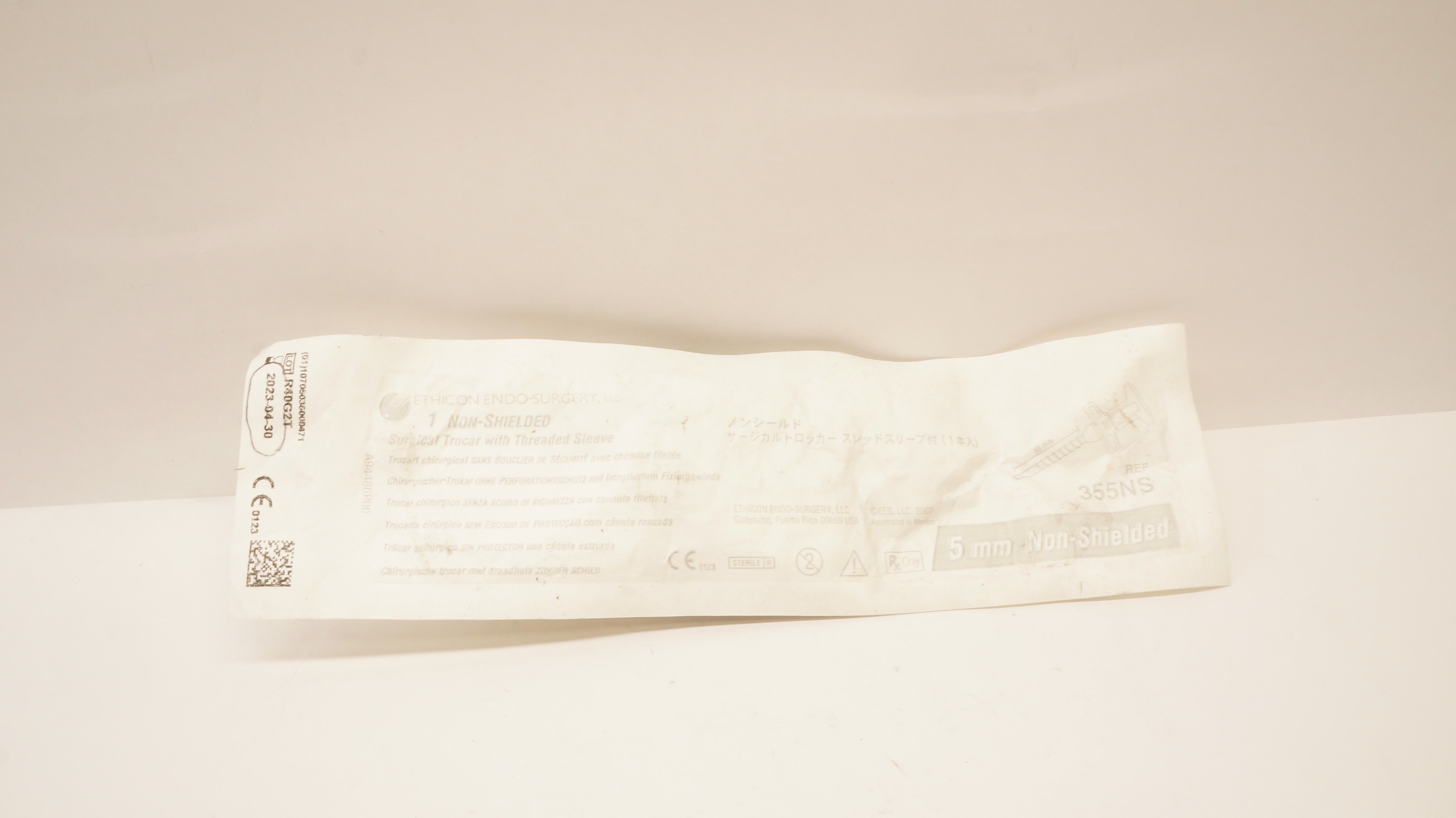 Ethicon 355NS Surgical Trocar Non-Shielded 5mm