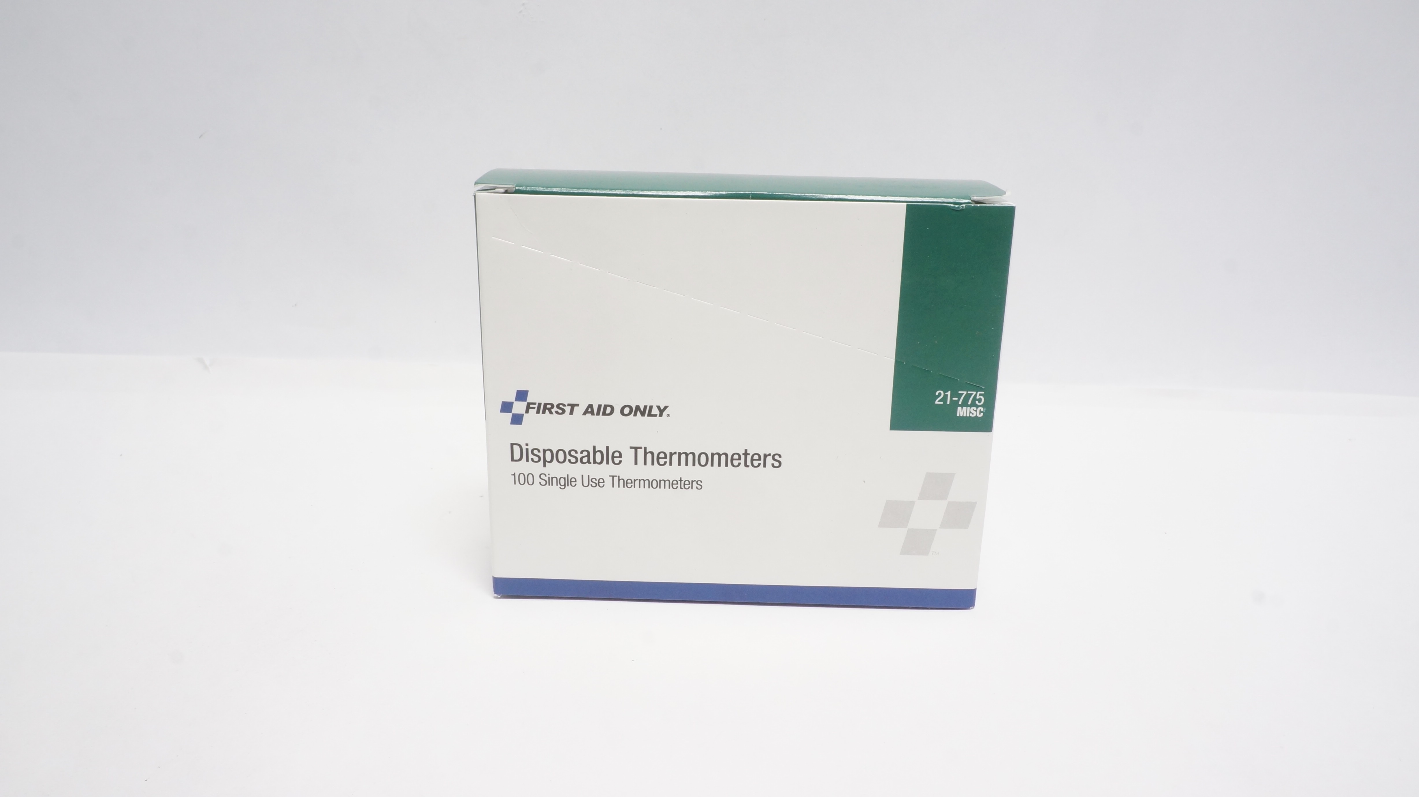 First Aid Only 21-775 Disposable Thermometers - Box of 100 (x)