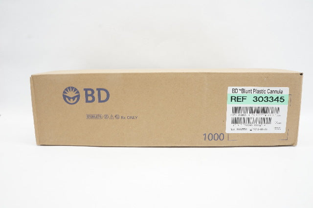BD 303345 Blunt Plastic Cannula - Case of 1000