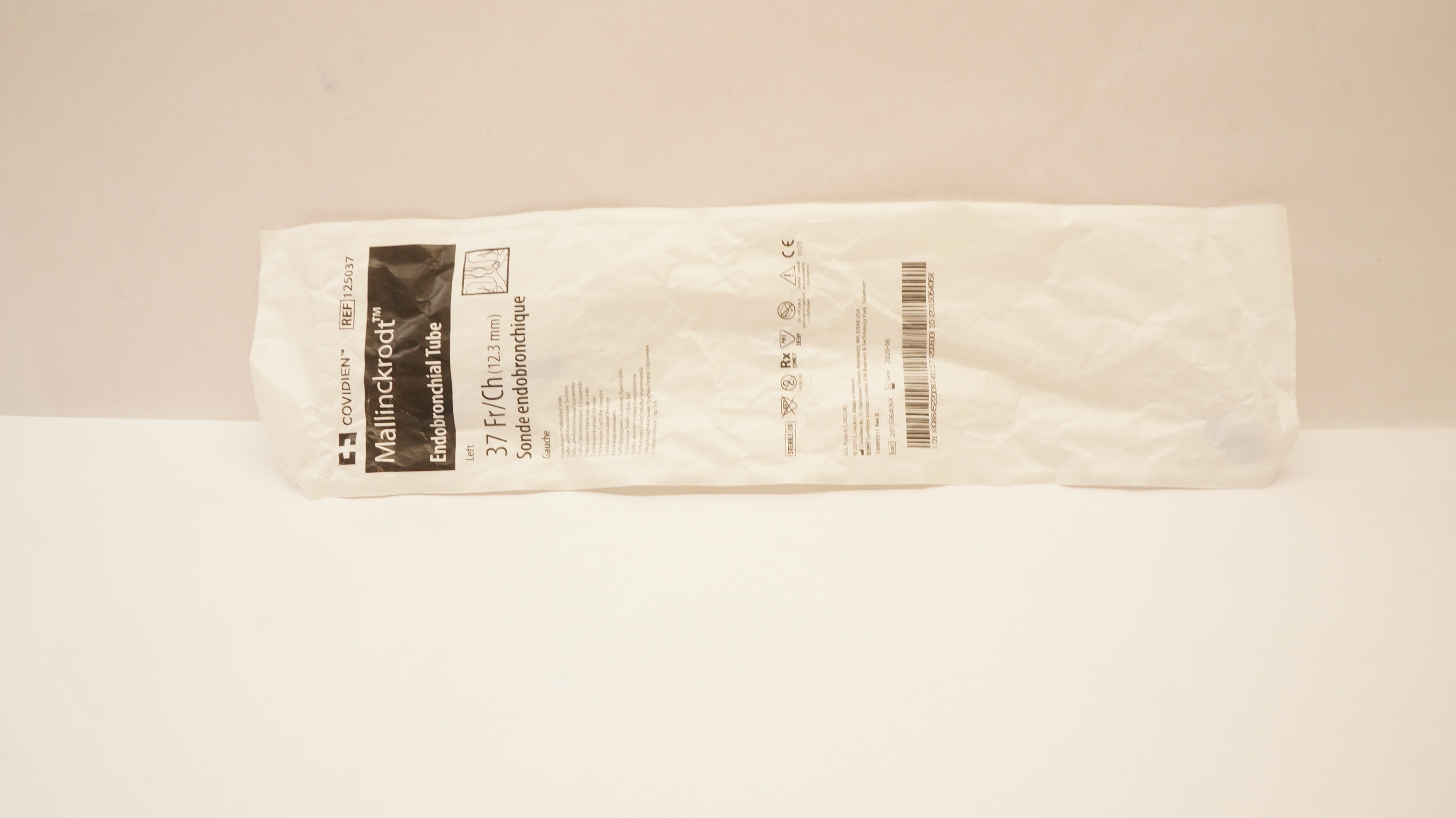 Covidien 125037 Mallinckrodt Endobronchial Tube Left 37Fr/Ch (x)