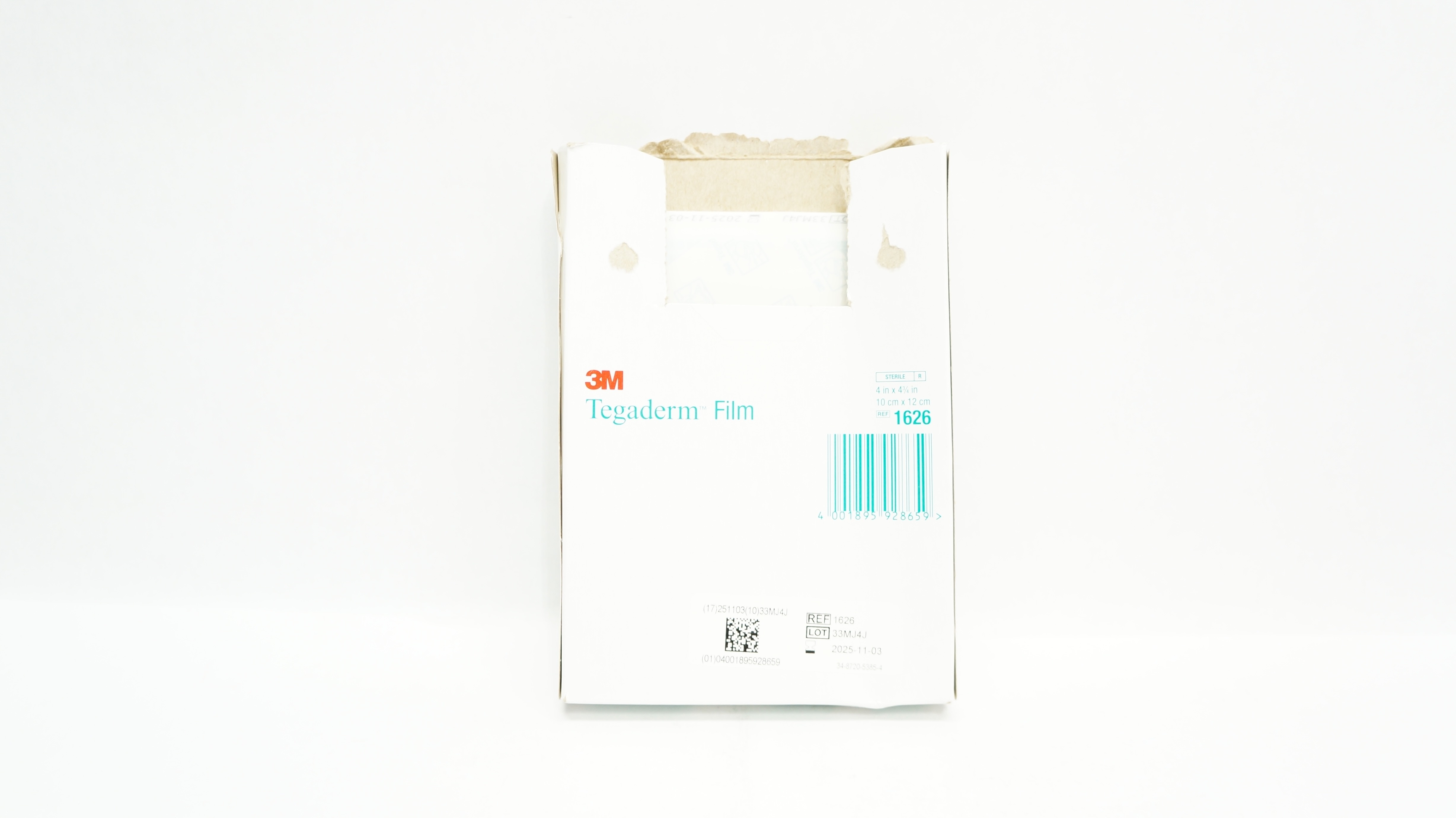3M 1626 Tegaderm Transparent Film Dressing Frame Style 4 x 4-3/4inch - Box of 13
