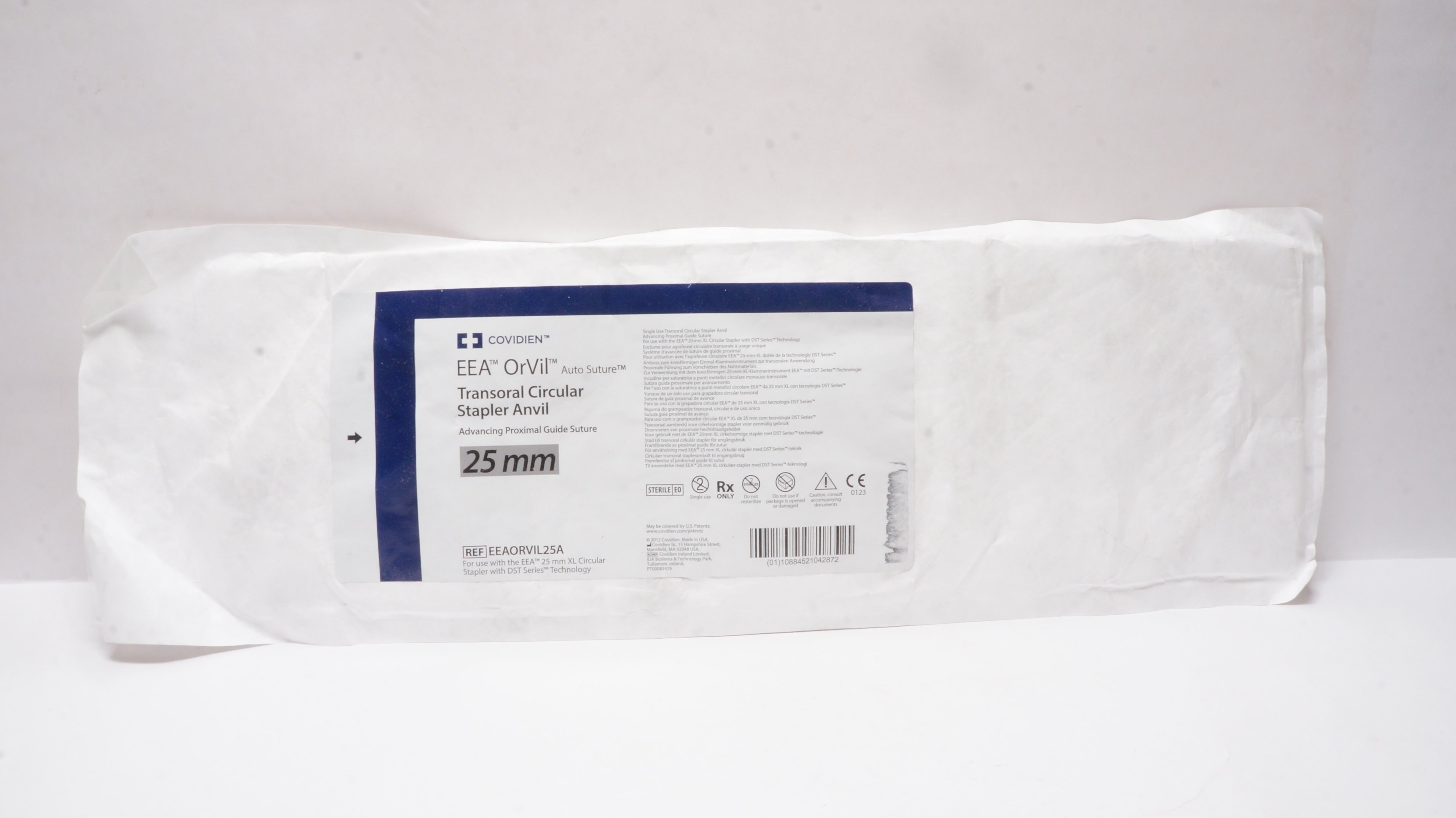Covidien EEAORVIL25A EEA OrVil AutoSuture Transoral Circular Stapler Anvil 25mm