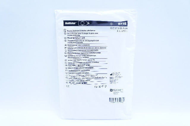 Holister 9778 Wound Drainage Collector with barrier 4 x 8 inch