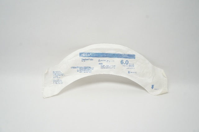 Covidien 86109 Mallinckrodt Hi-Lo Tracheal Tube Cuffed 6.0 ID x 8.2mm OD
