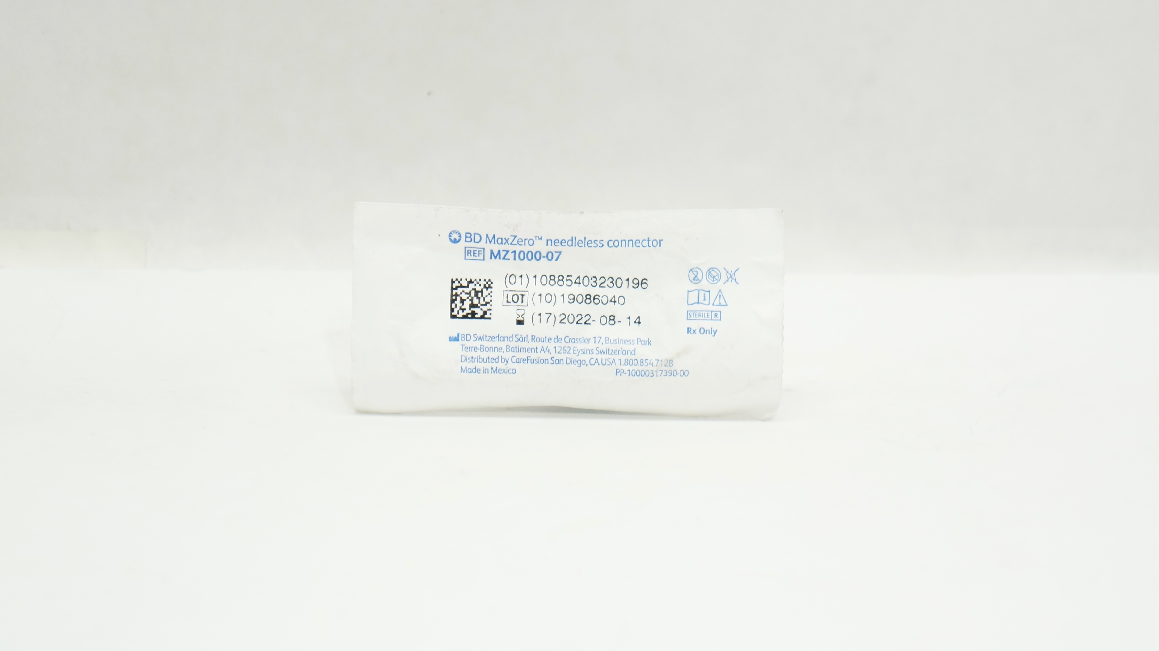 BD MZ1000-07 MaxZero Ndleless Connector (x)