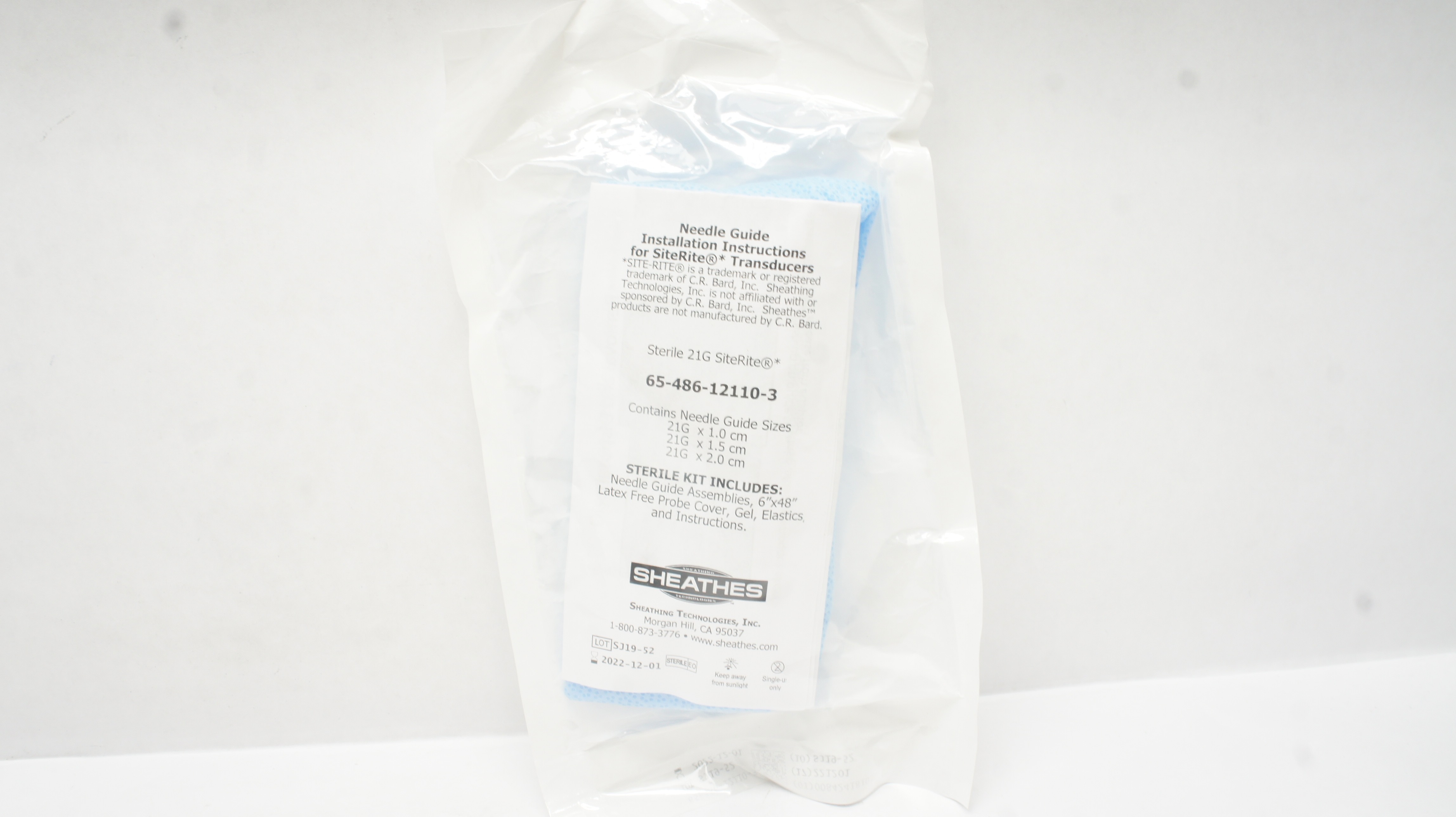 Sheathing Technologies 65-486-12110-3 Ultrasound Ndle Guide Kit (x)