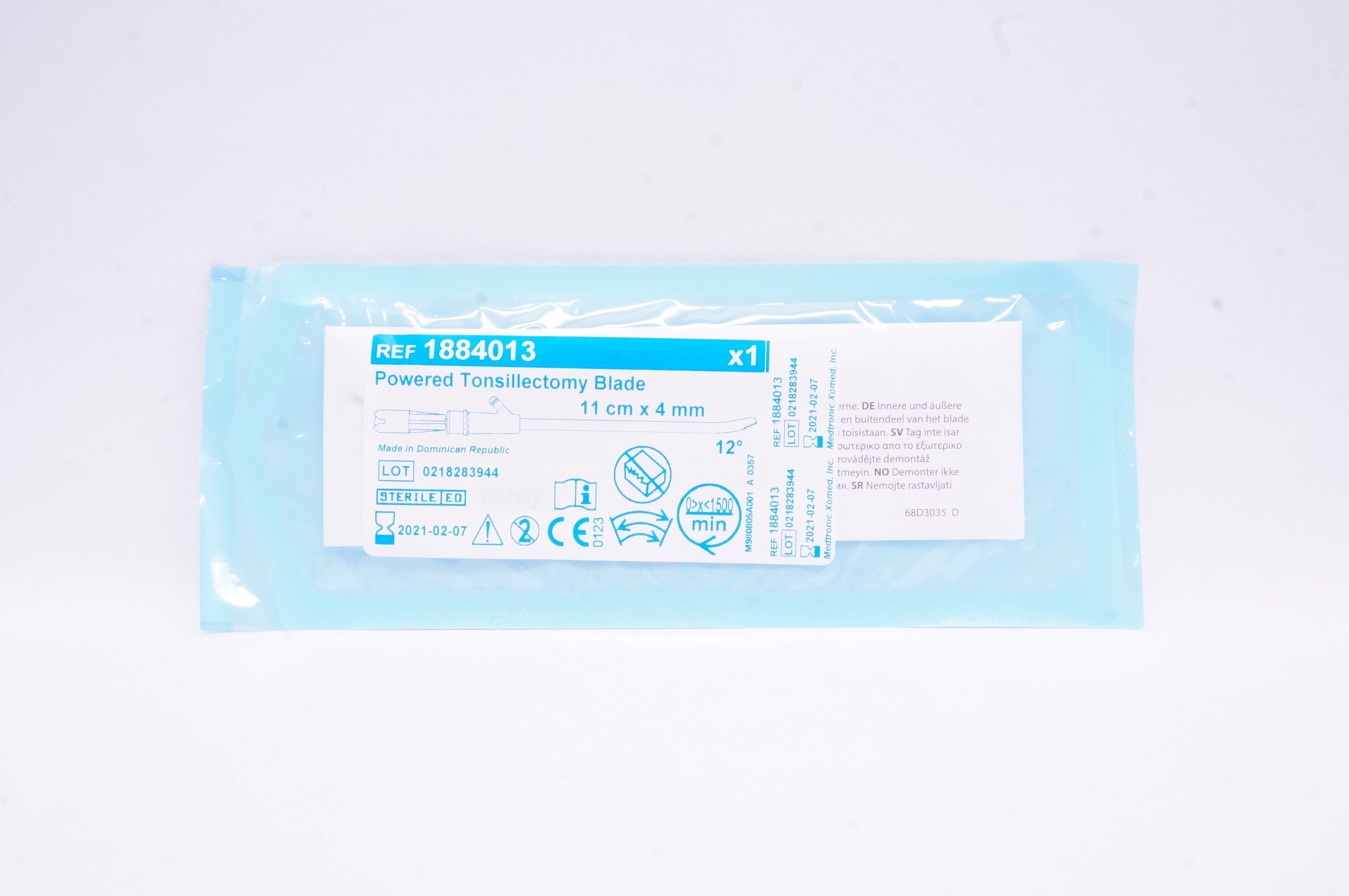 Medtronic 1884013 Powered Tonsillectomy Blade 11cm x 4mm (x)