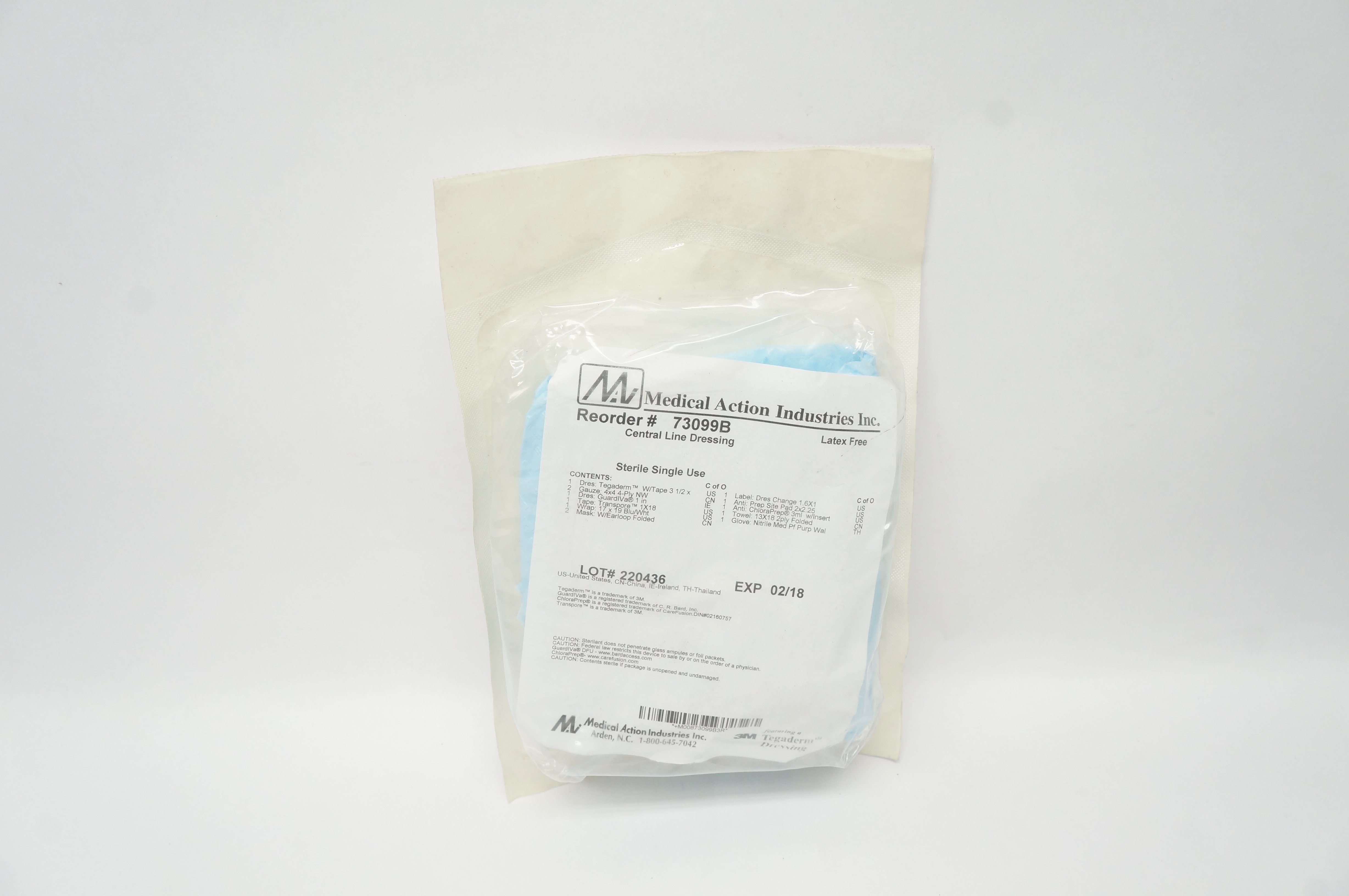 Medical Action 73099B Central Line Dressing (x)