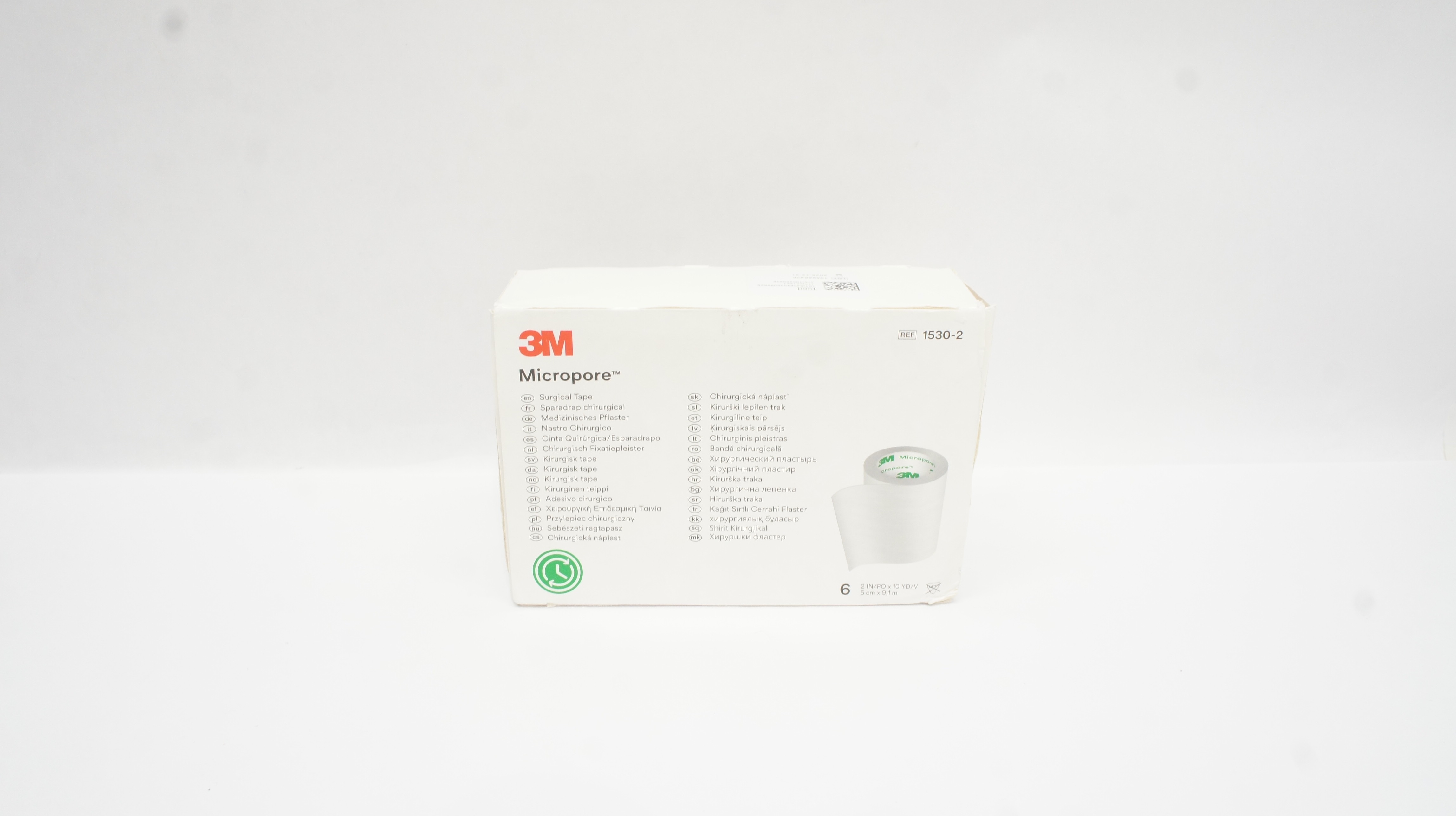 3M 1530-2 Micropore Surgical Tape 2inch x 10yd - Box of 6