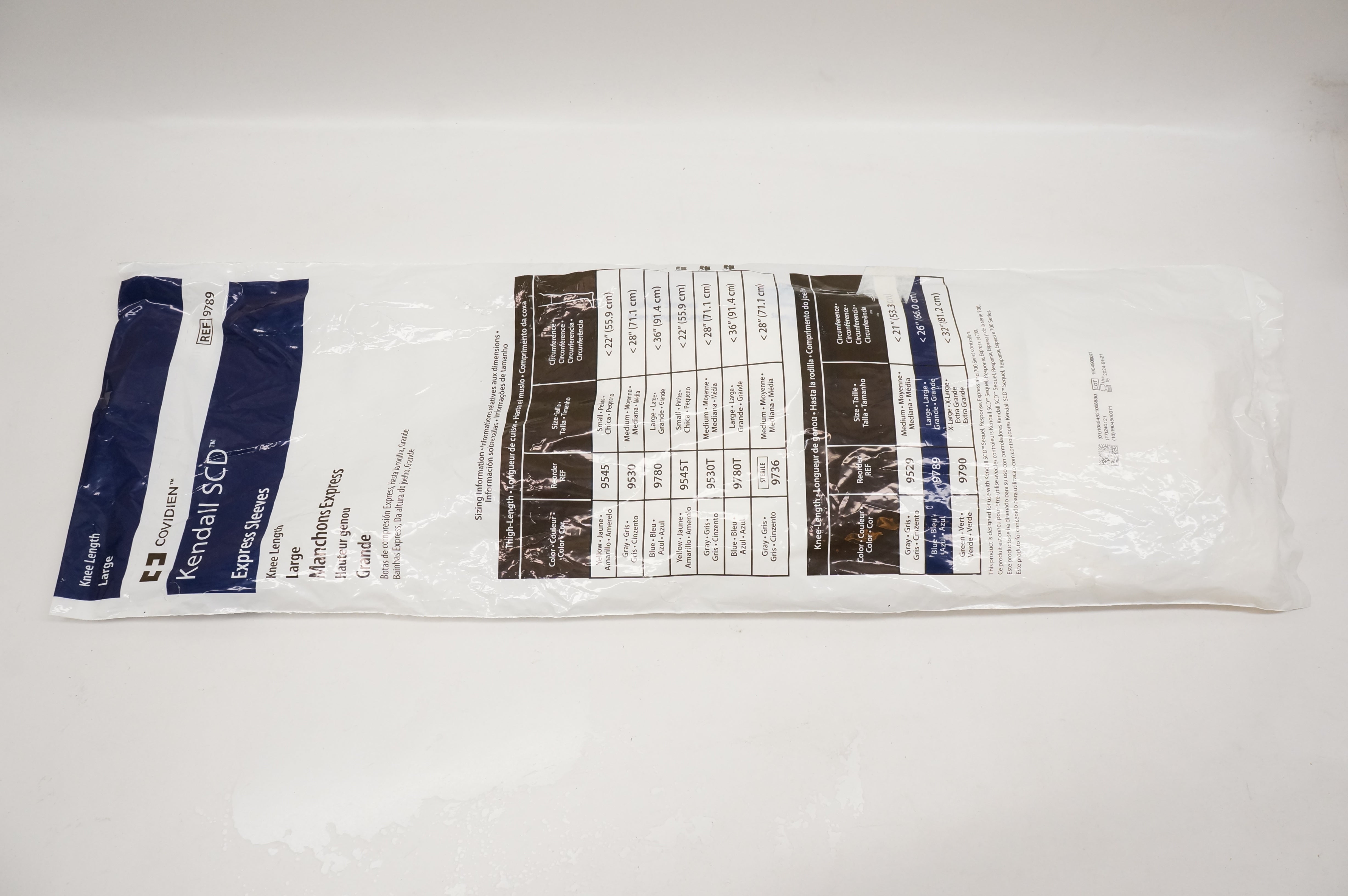 Covidien 9789 Kendall SCD Express Sleeves, Large