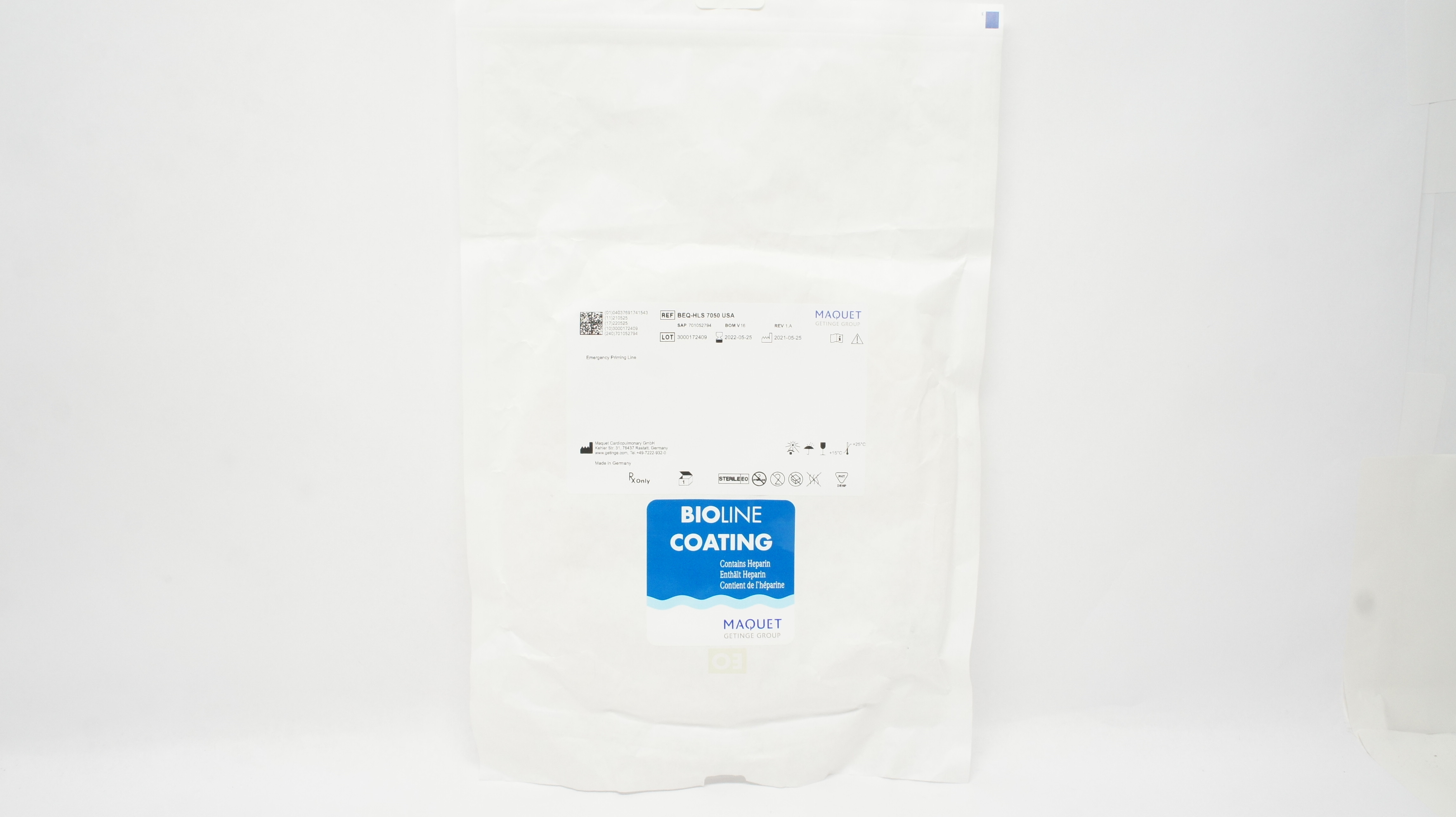 Maquet BEQ-HLS 7050 USA Bioline-Coating HLS Set Advanced 7.0 (x)