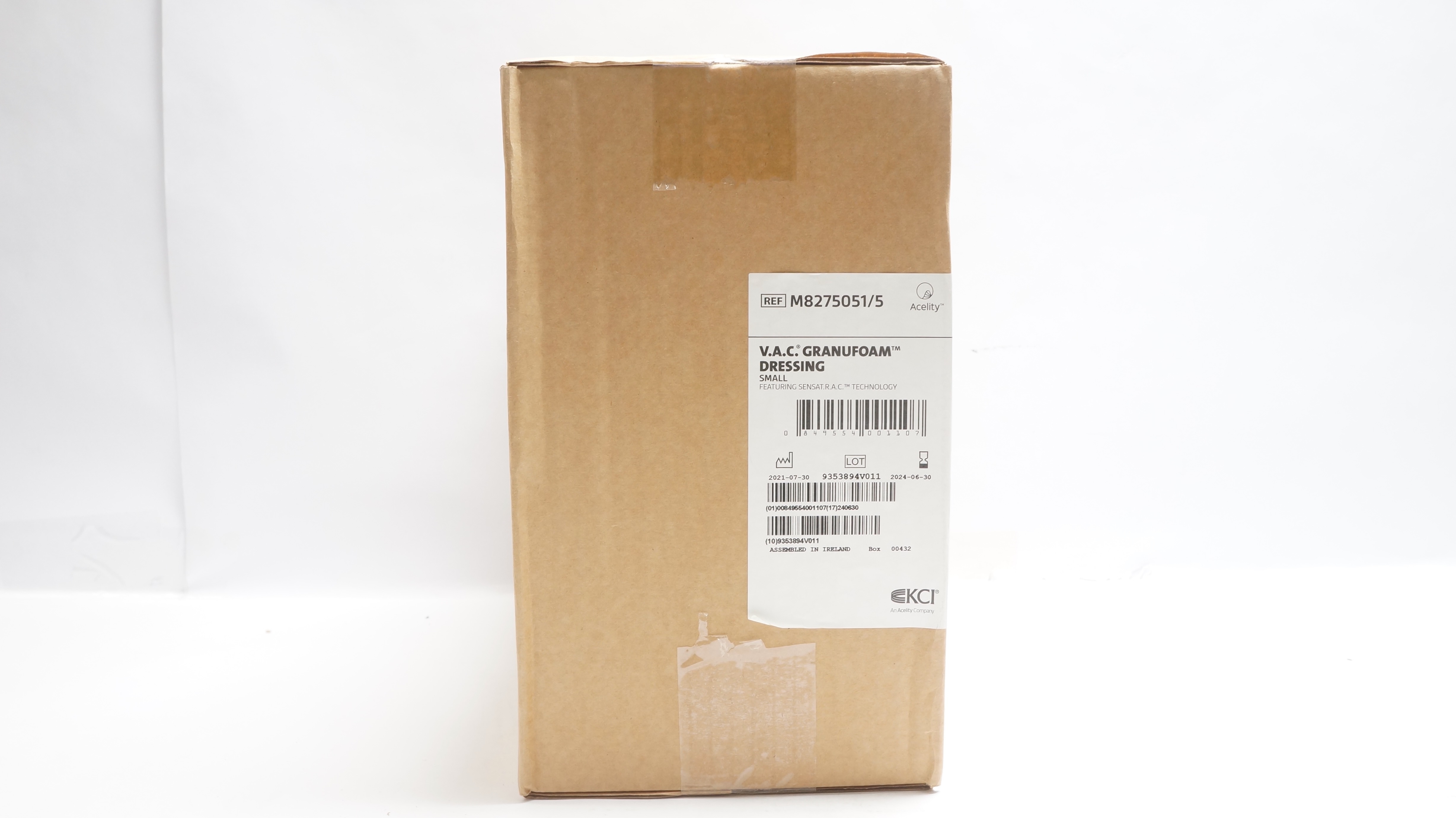 KCI M8275051/5 V.A.C. Granufoam Dressing Featuring (x) - Case of 5