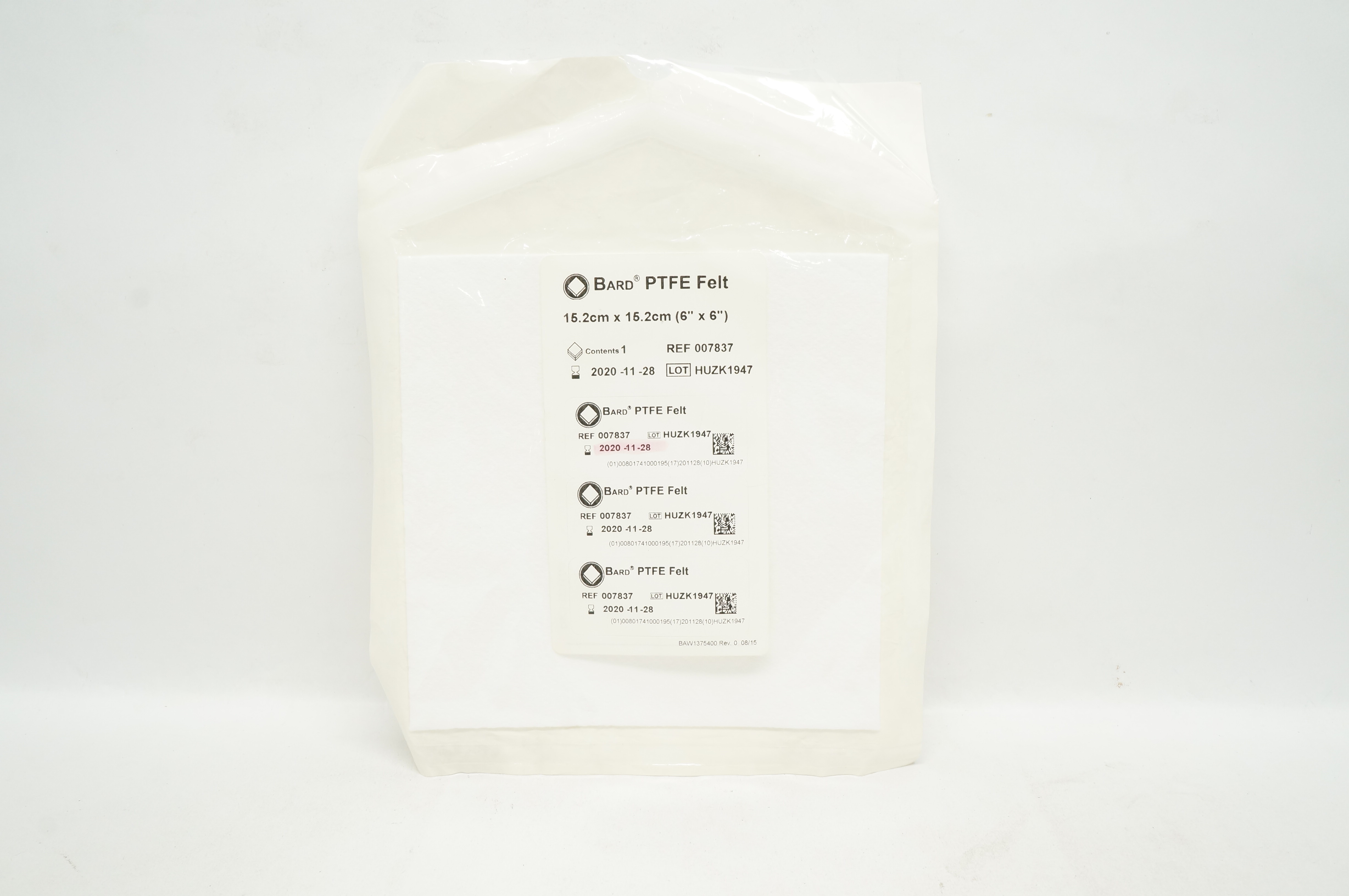 Bard 007837 PTFE Felt 6 inch x 6 inch (x)