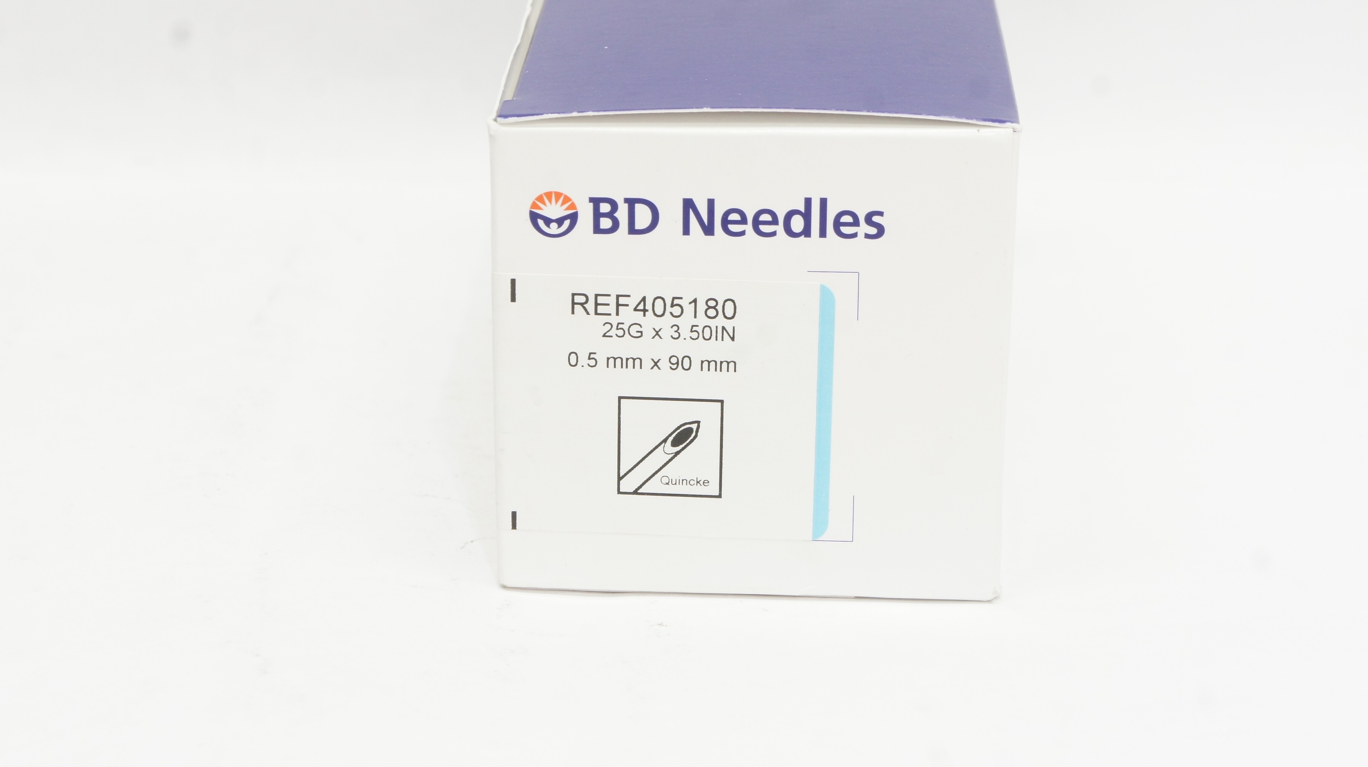 BD 405180 Spinal Ndle Quincke Type Point 25G x 3.50inch - Box of 25