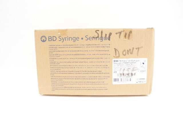 BD 309656 Plastipak 3ml Syringe Luer Slip Tip – Case or 200