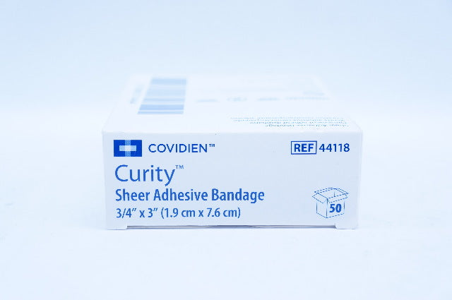 Covidien 44118 Curity Sheer Adhesive Bandage 3/4inch x 3inch