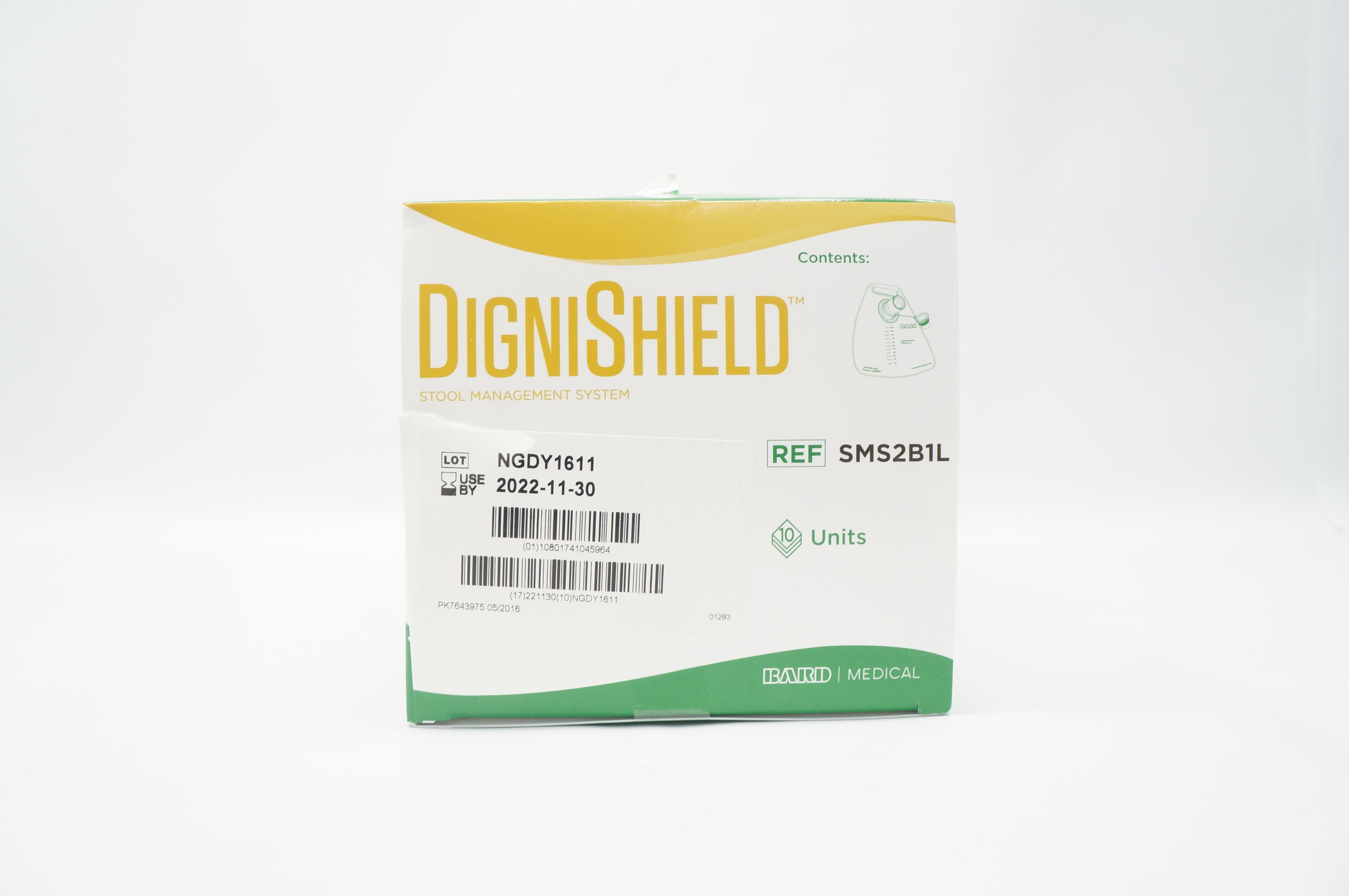 Bard SMS22B1L Dignishield Stool Management System - Box of 10