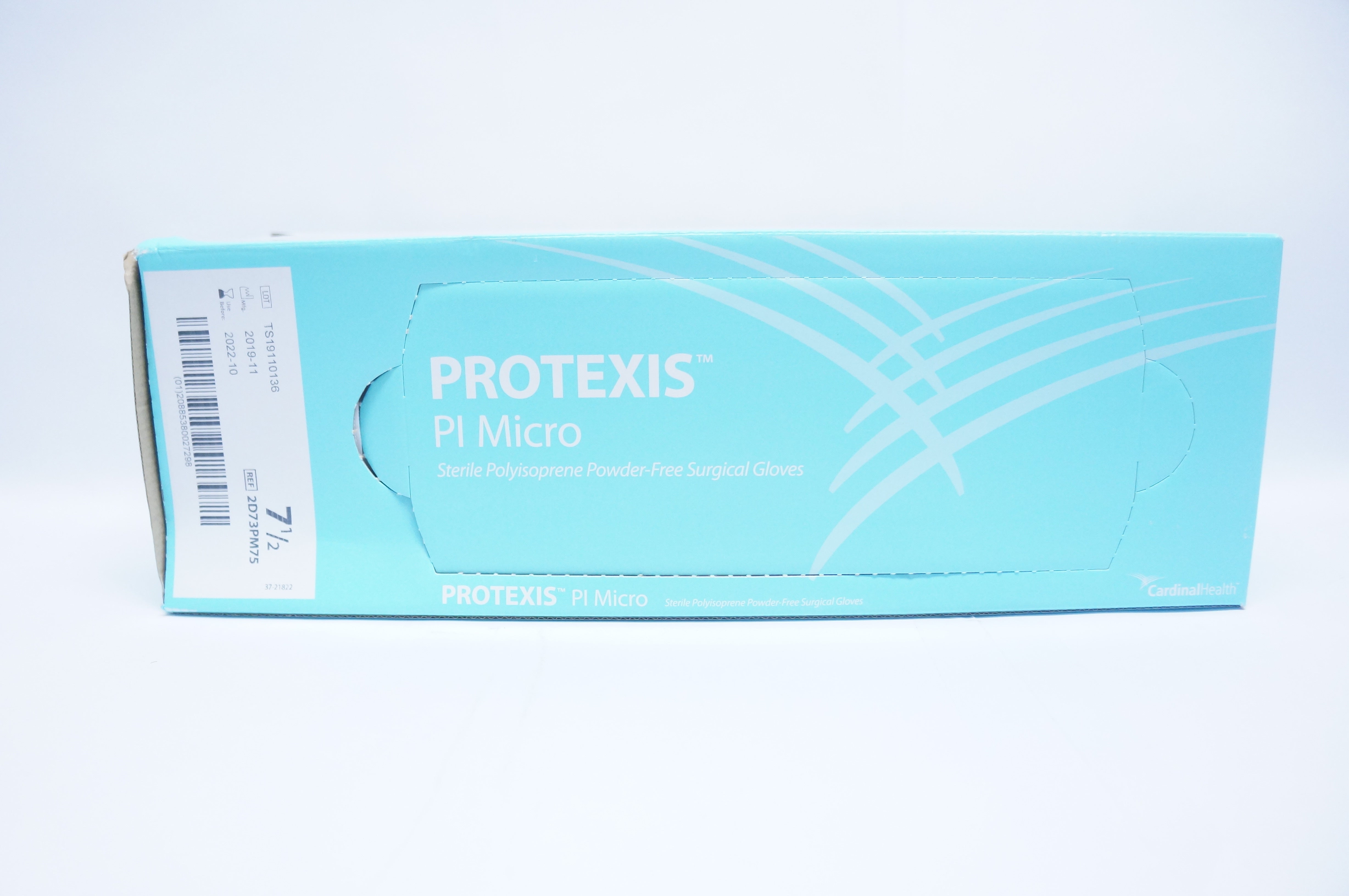 Cardinal Health 2D73PM75 Protexis PI Micro Surgical Gloves 7 1/2 - Box of 50