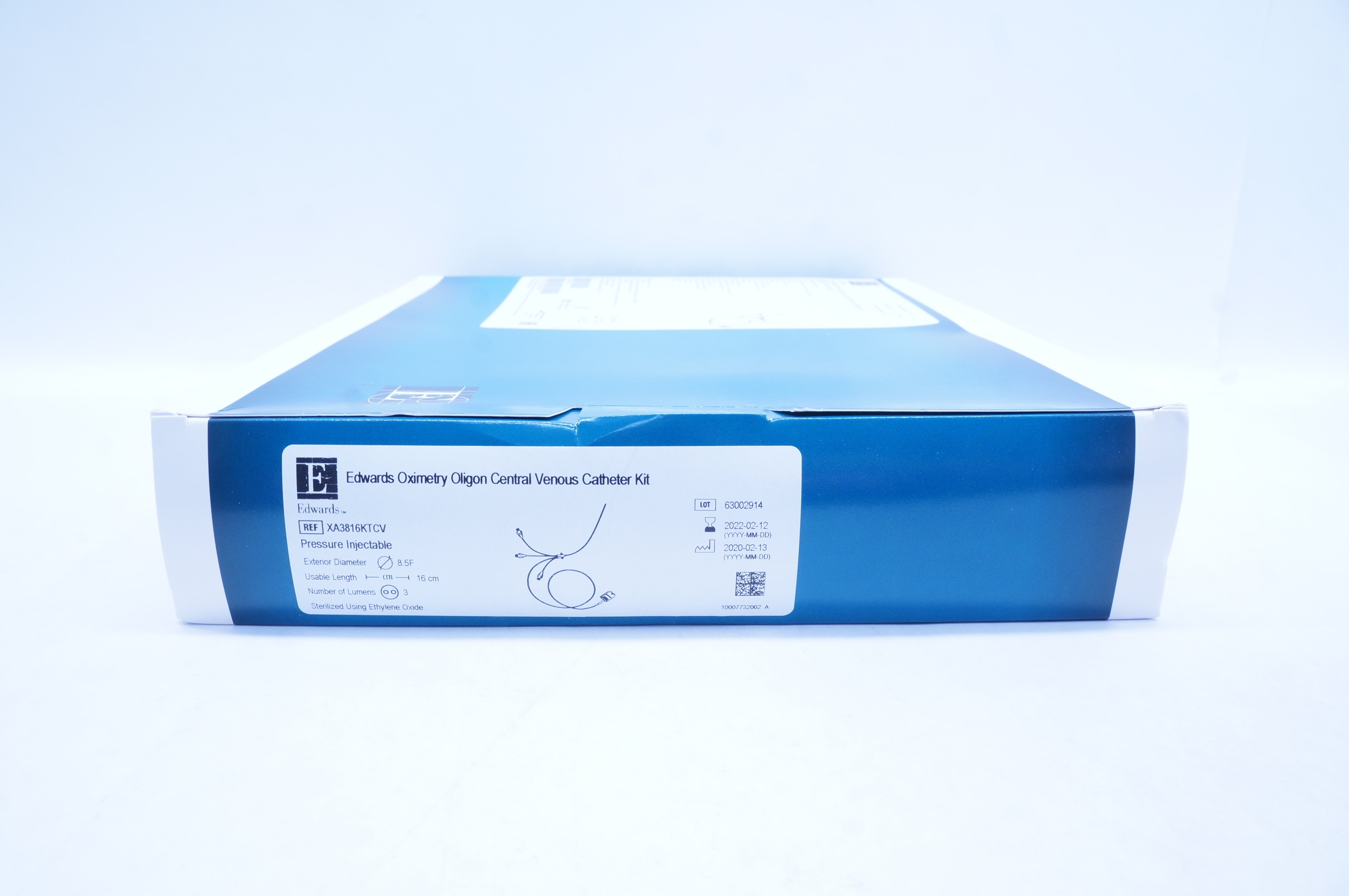 Edwards XA3816KTCV Oximetry Oligon Central Venous Cath. Kit 8.5F x 16cm