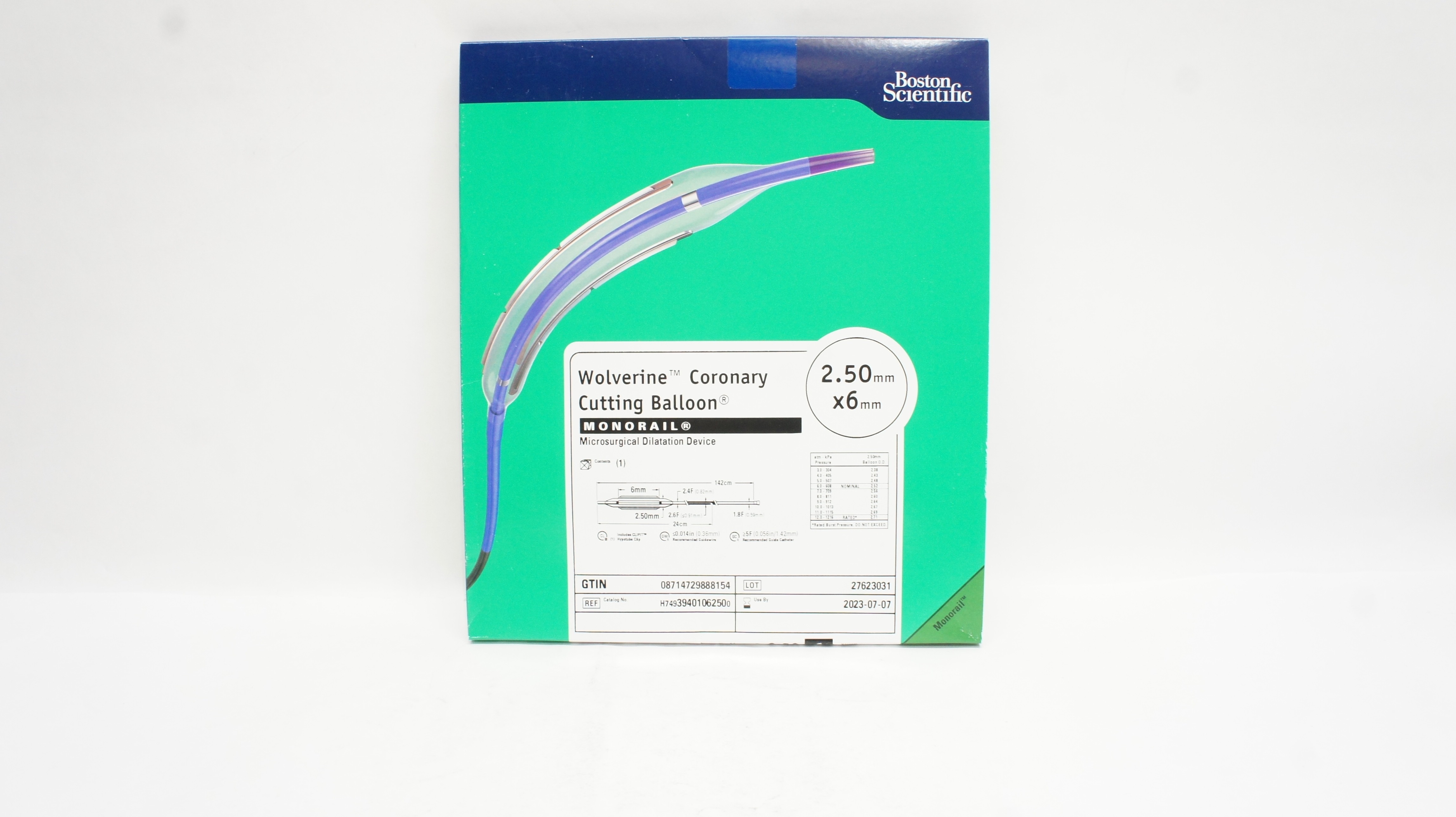 Boston Scientific 3940110225 Wolverine Coronary Cutting Balloon 2.25 x 10mm (x)