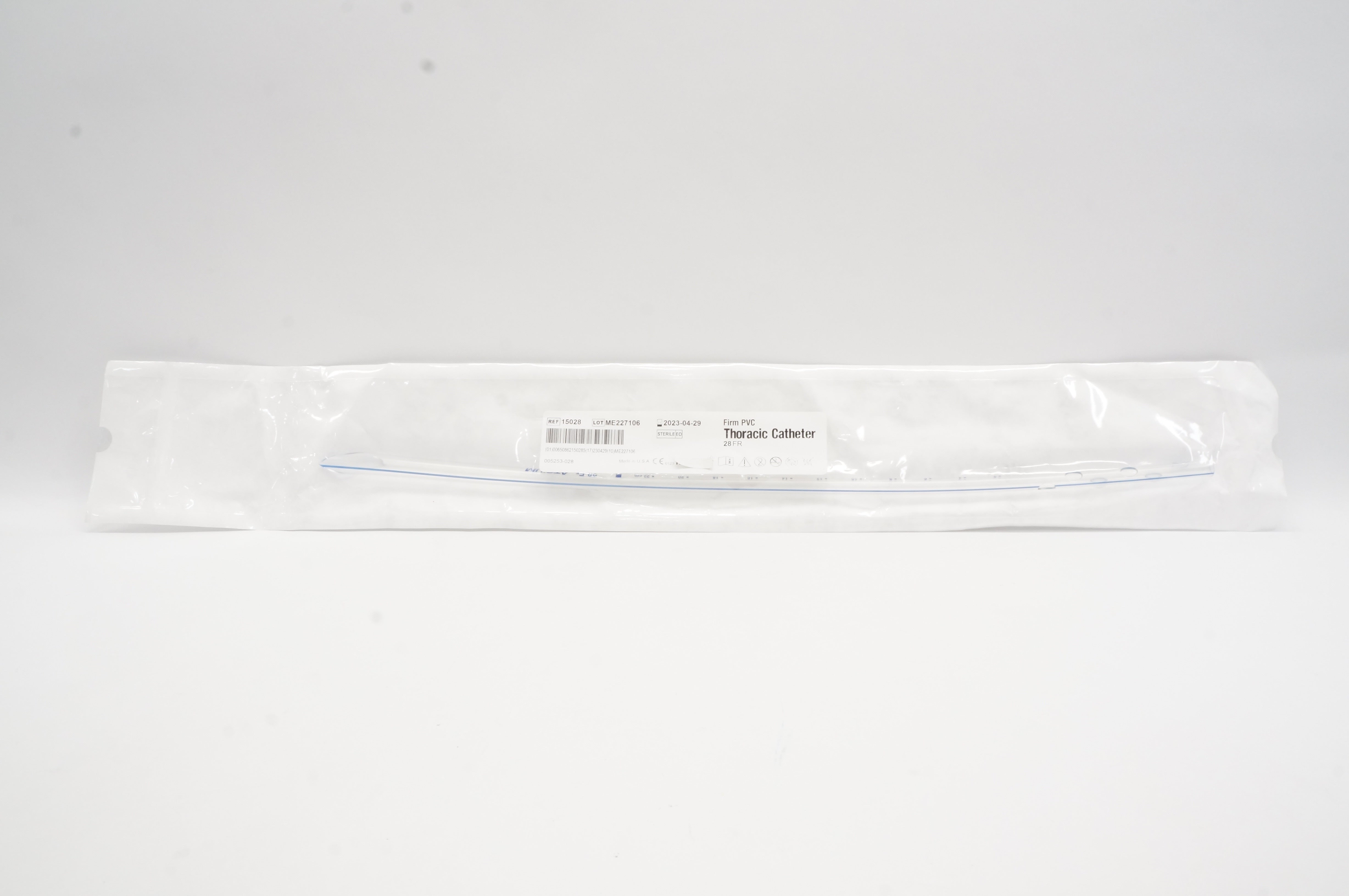 Atrium 15028 Firm PVC Thoracic Catheter 28Fr (x)