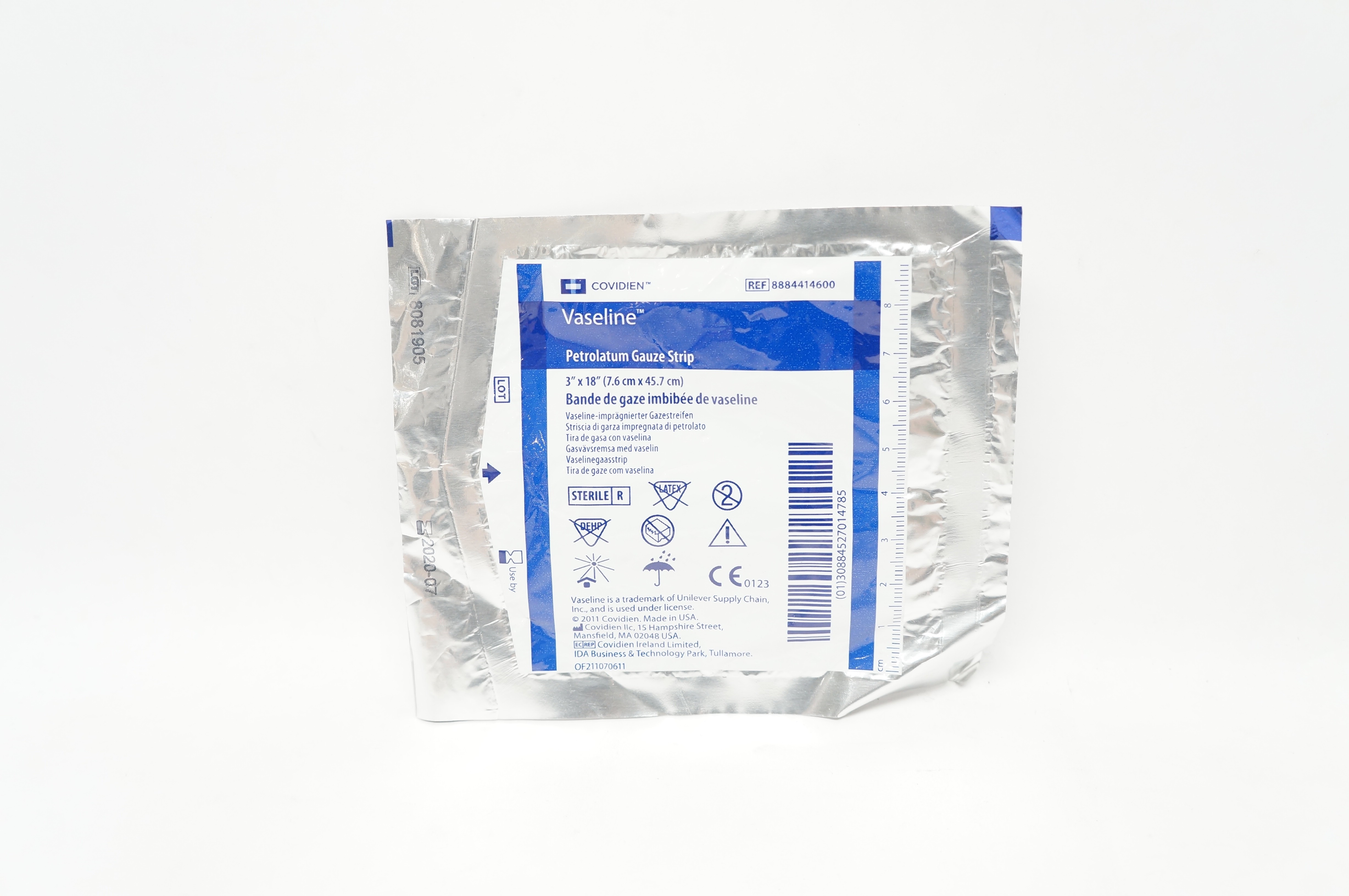 Covidien 8884414600 Vaseline Petrolatum Gauze Strip 3Inch x 18Inch (x)