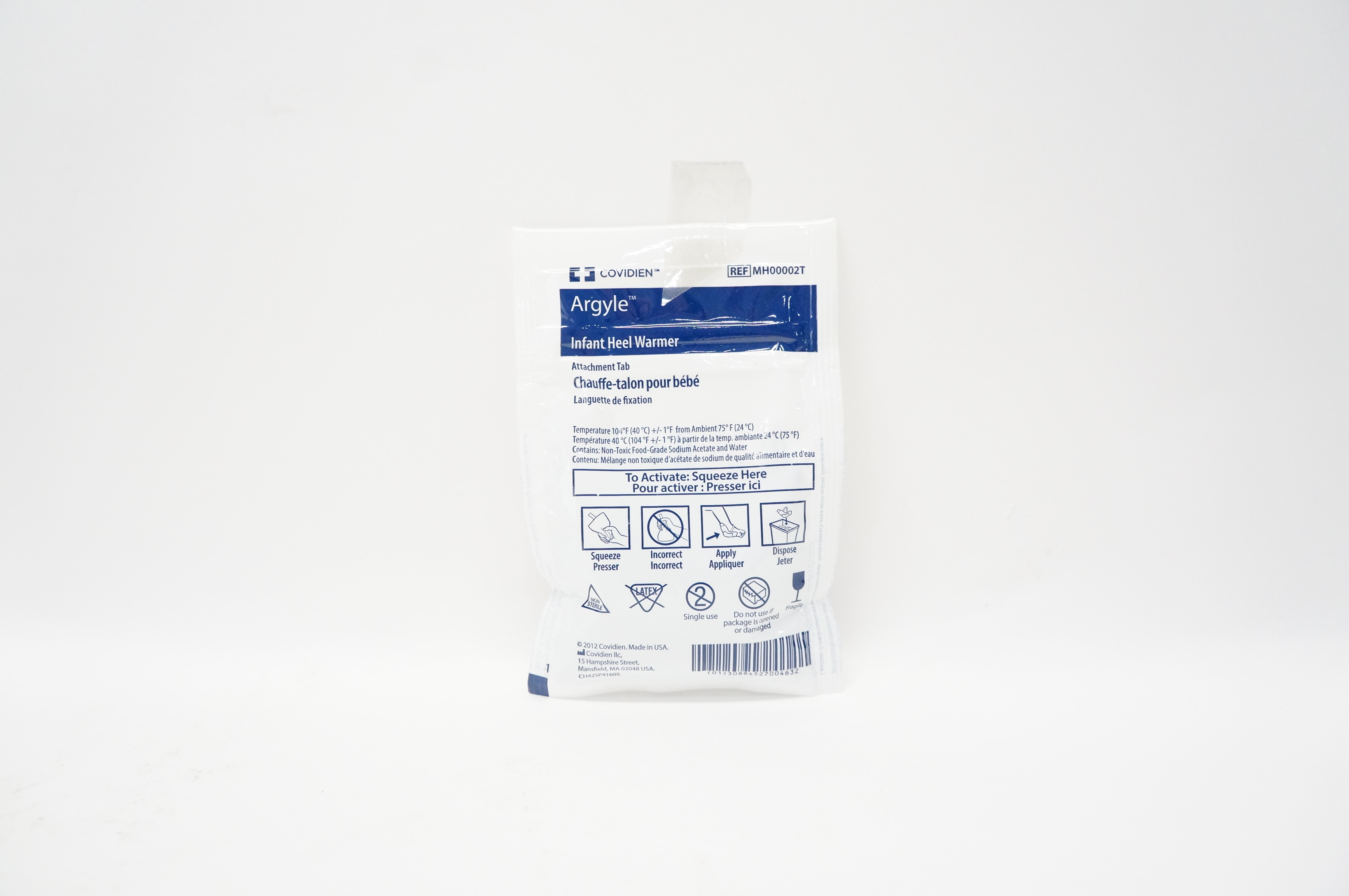 Covidien MH00002T Argyle Infant Heel Warmer Attachment Tab