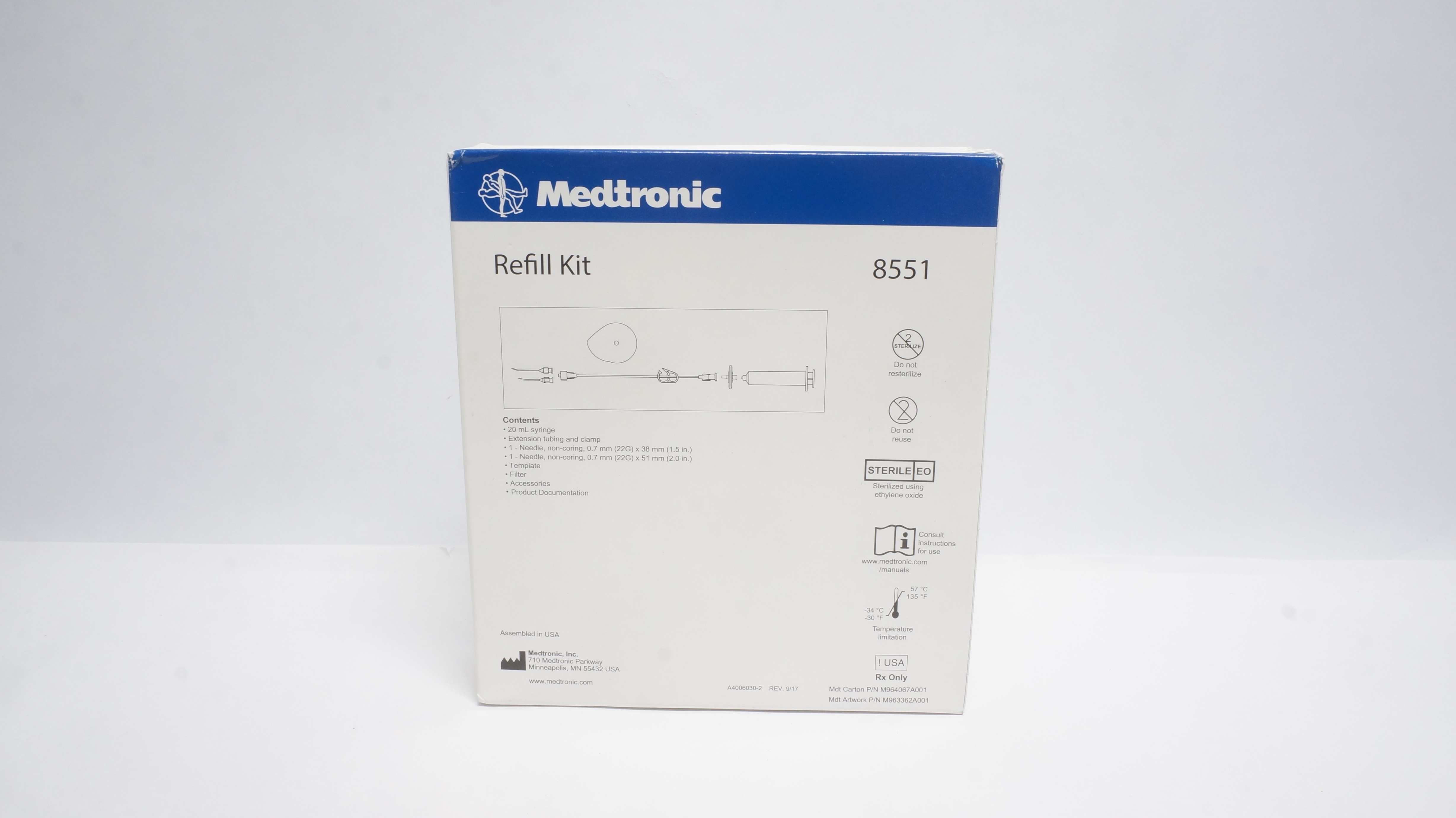 Medtronic 8551 Refill Kit 20ml x 22Ga