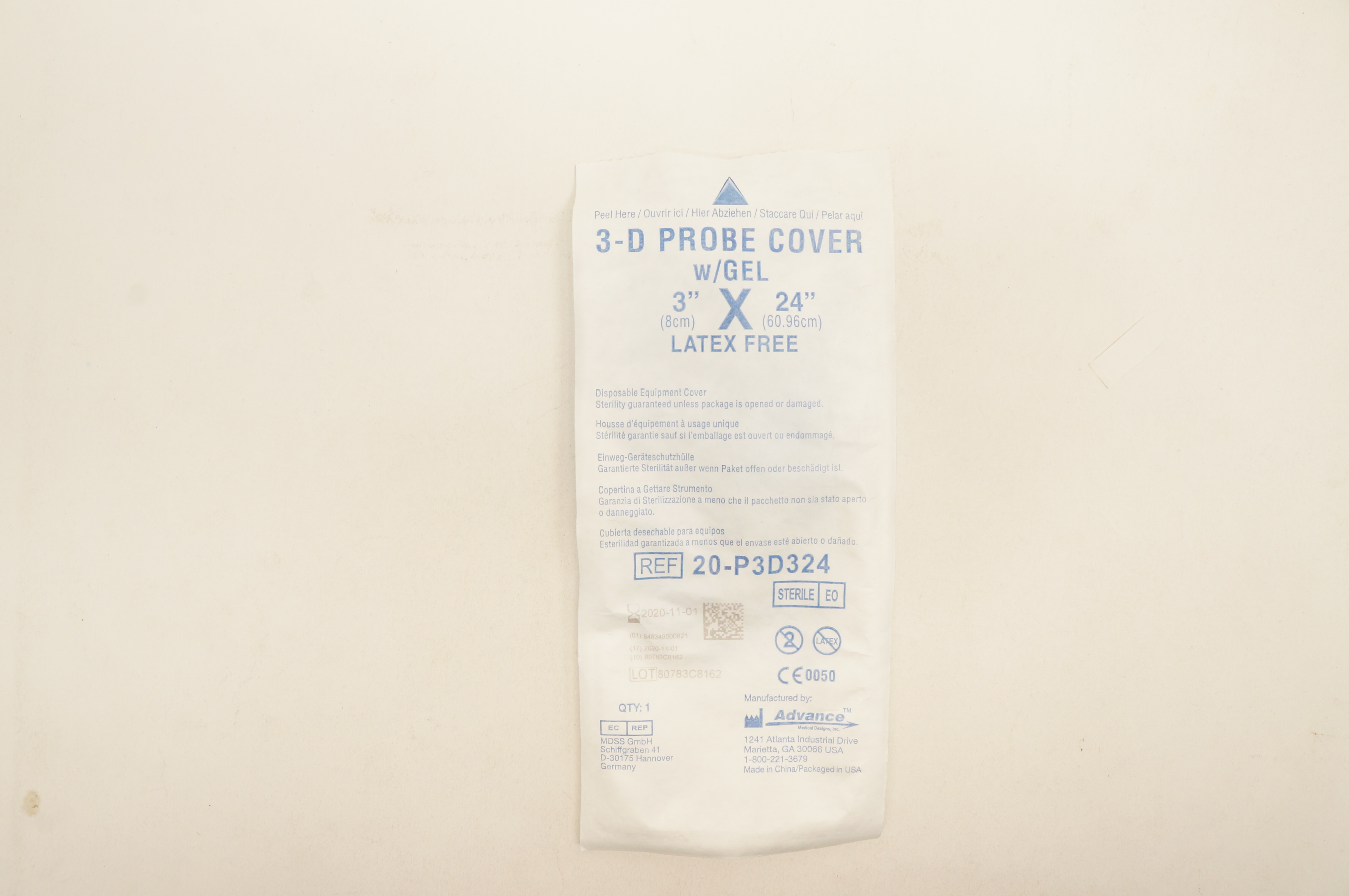 BD 930299 ChloraPrep FREPP Clear 1.5 mL Applicators - Box of 20