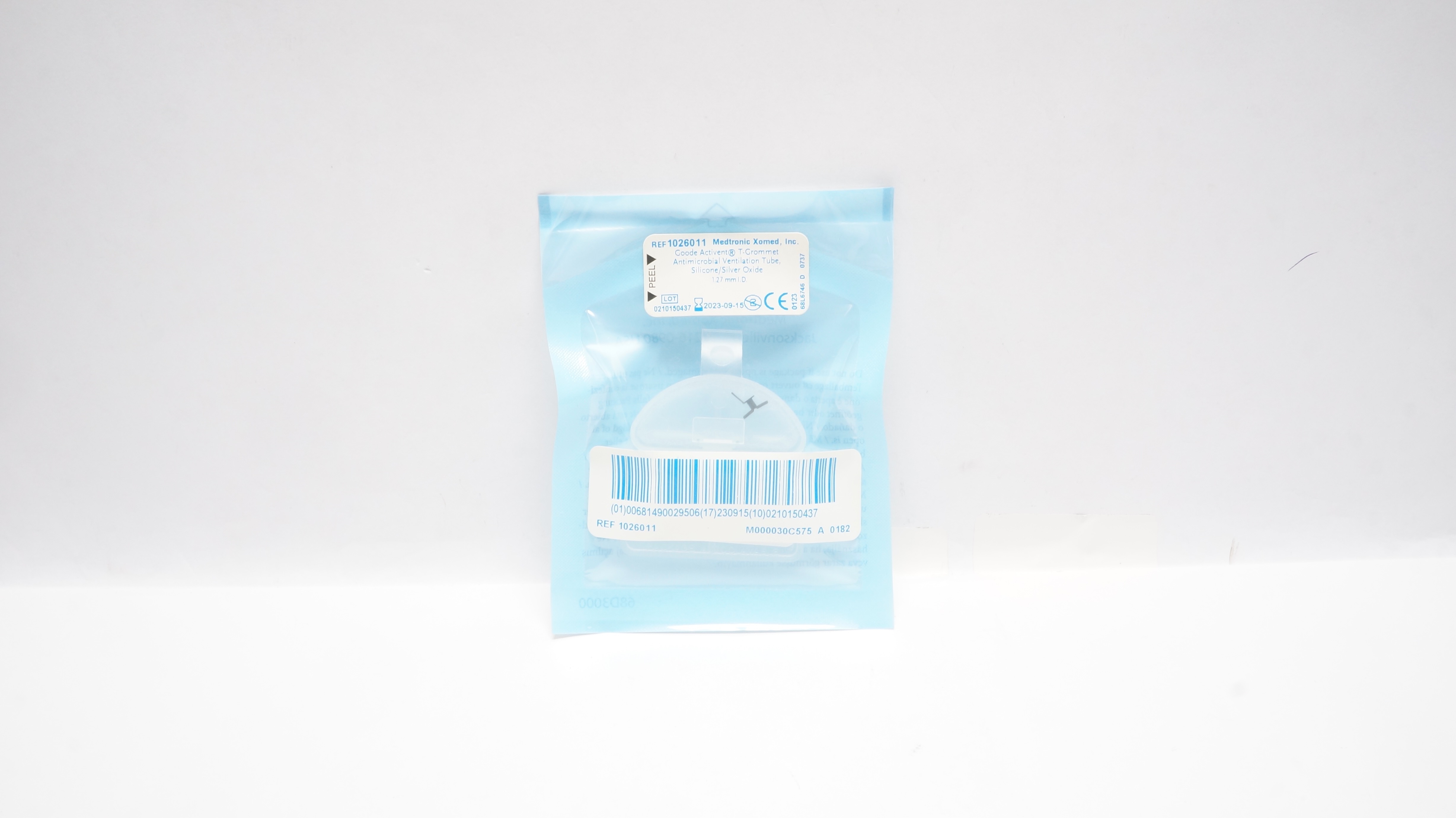 Medtronic 1026011 Goode Activent T-Grommet Ventilation Tube 1.27mm ID (x)