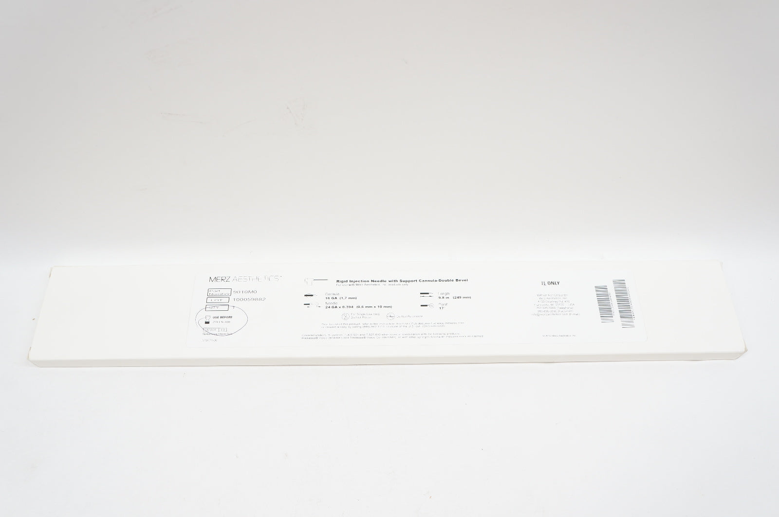 Merz Aesthetics 9010MO Rigid Injection Ndle W/ Support Cannula-Double Bevel (x)