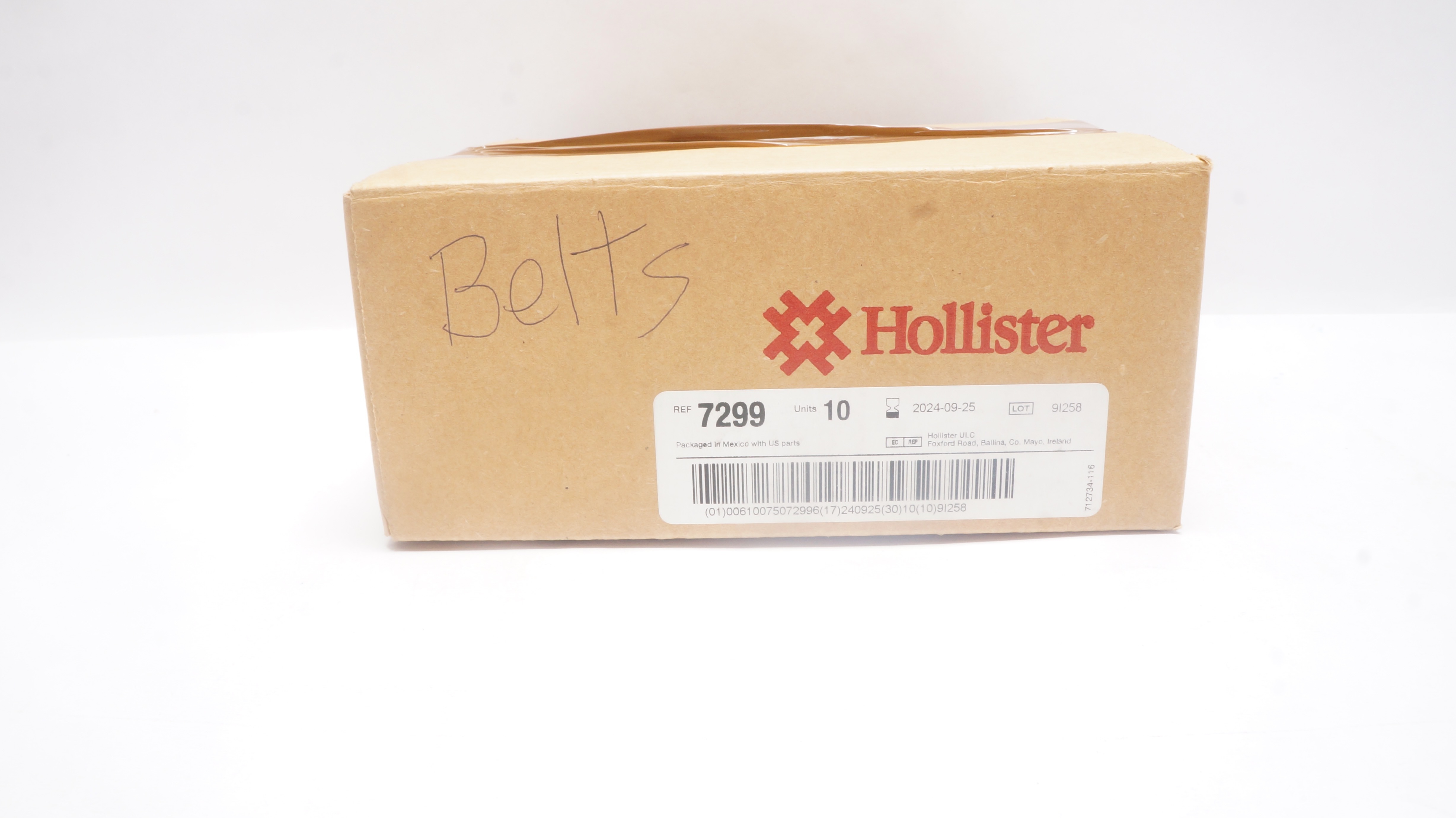 Hollister 7299 Adapt Ostomy Belt, Large 34inch - 65inch - Box of 10