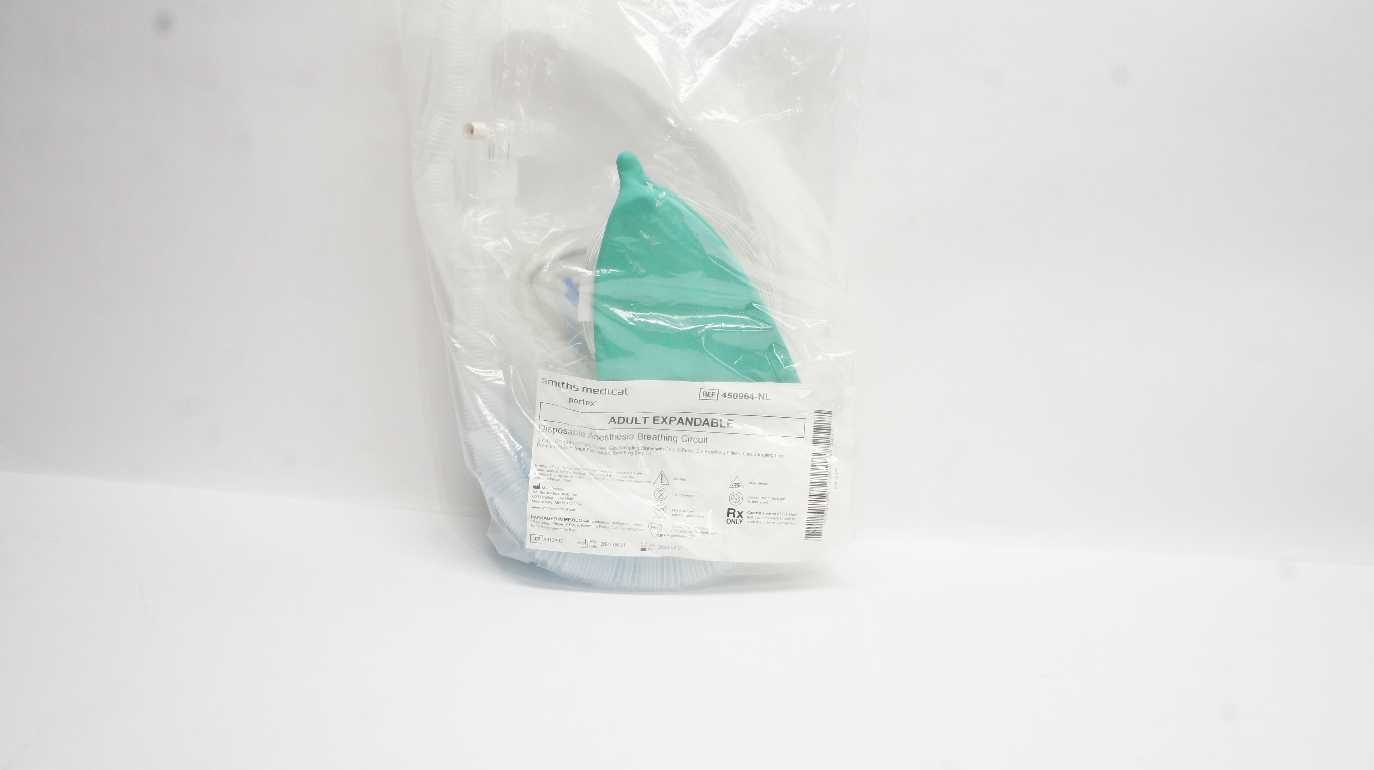 Smiths Medical 450964-NL Disposable Anesthesia Breathing Circuit