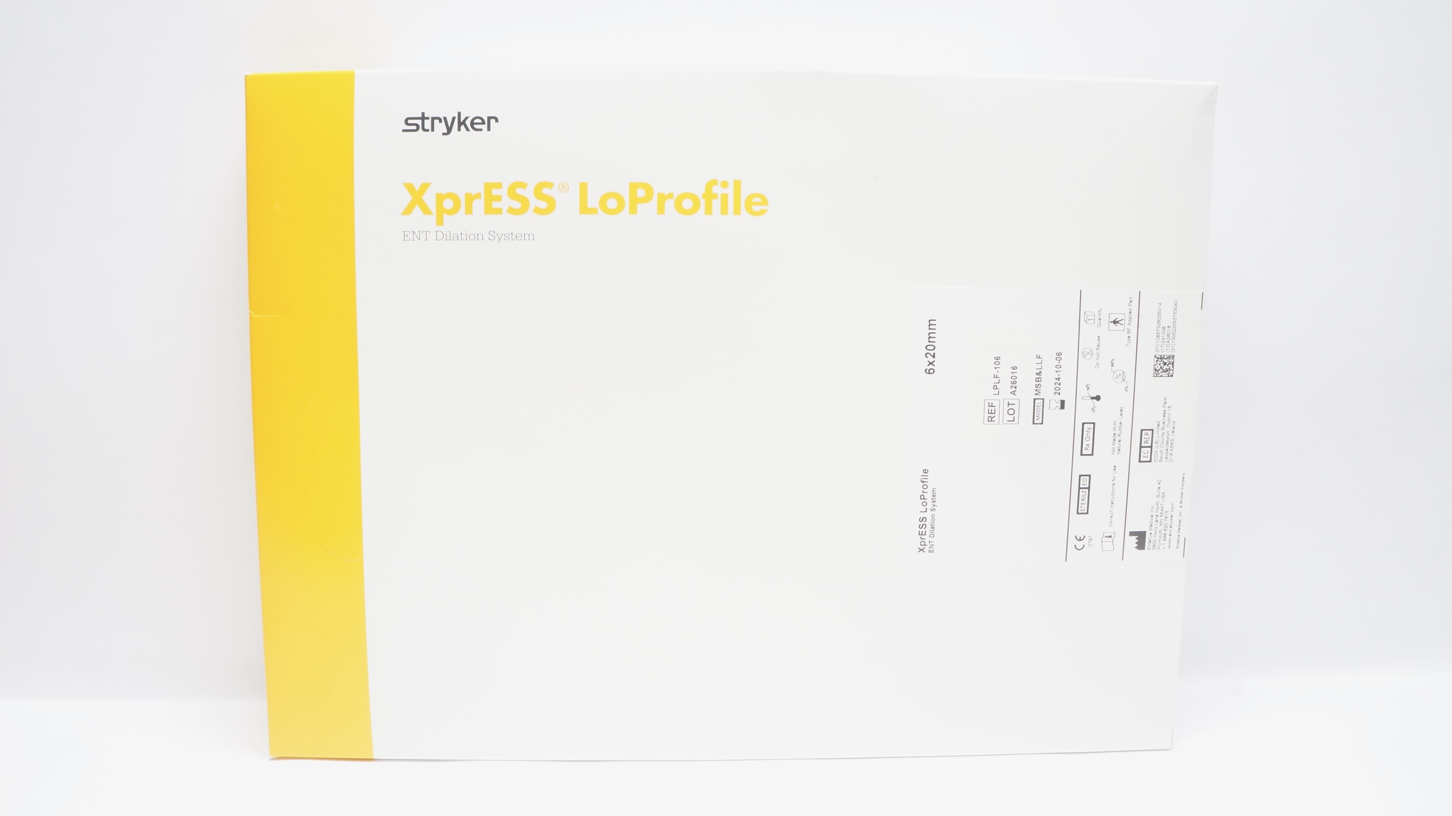 Stryker LPLF-106 XprESS LoProfile ENT Dilation System 6 x 20mm (x)