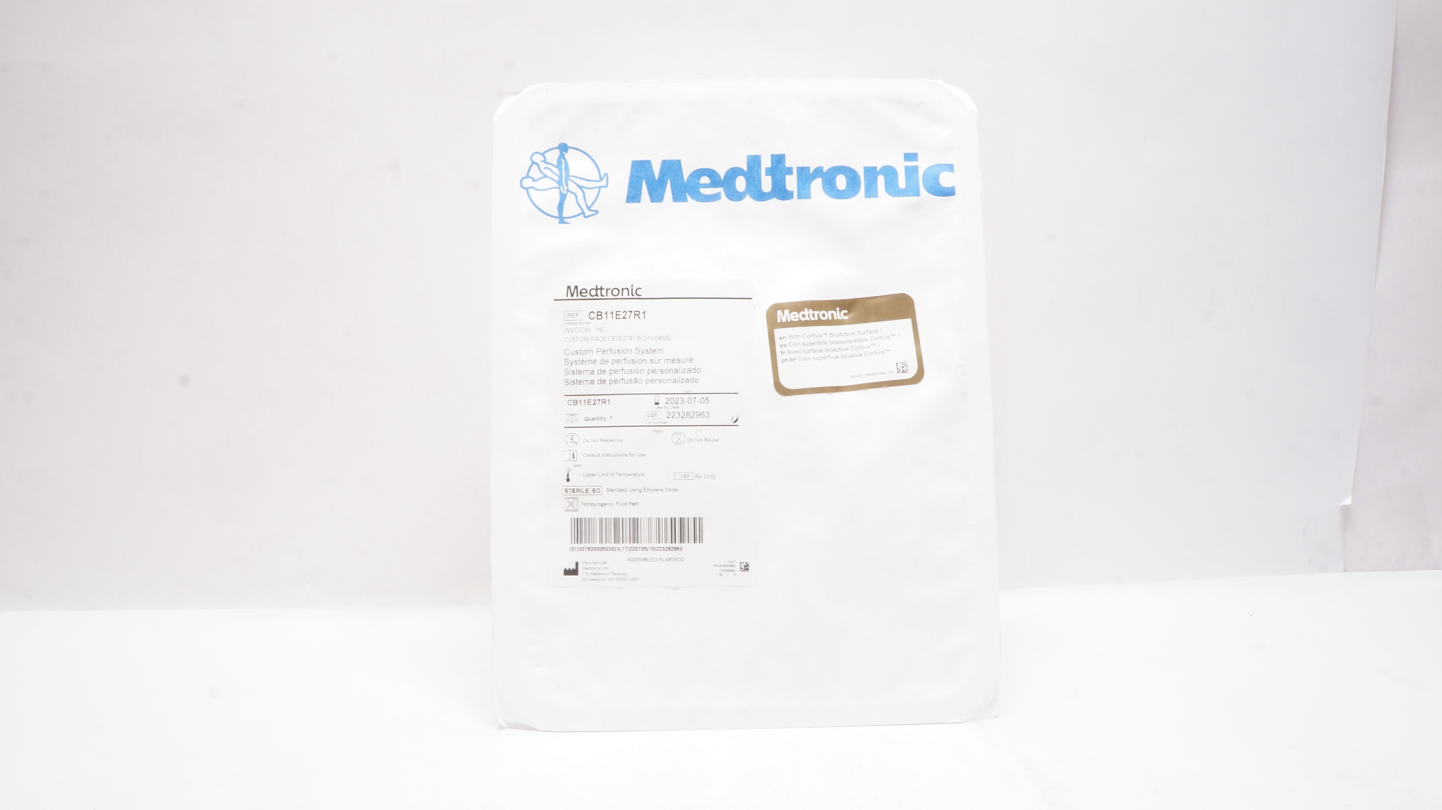 Medtronic CB11E27R1 Custom Perfusion System (x)