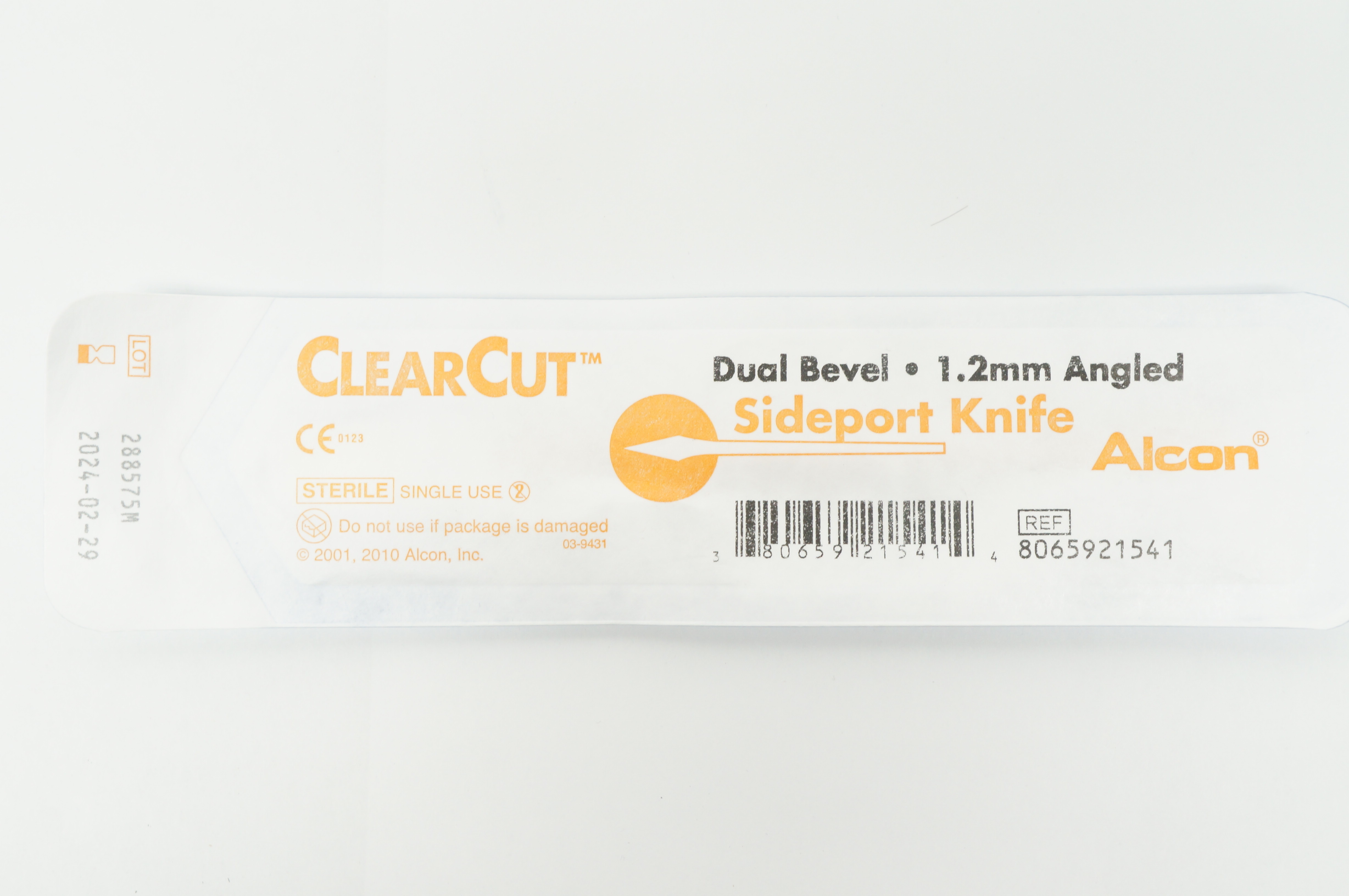 Alcon 8065921541 ClearCut Dual Bevel SidePort Knife 1.2mm Angled