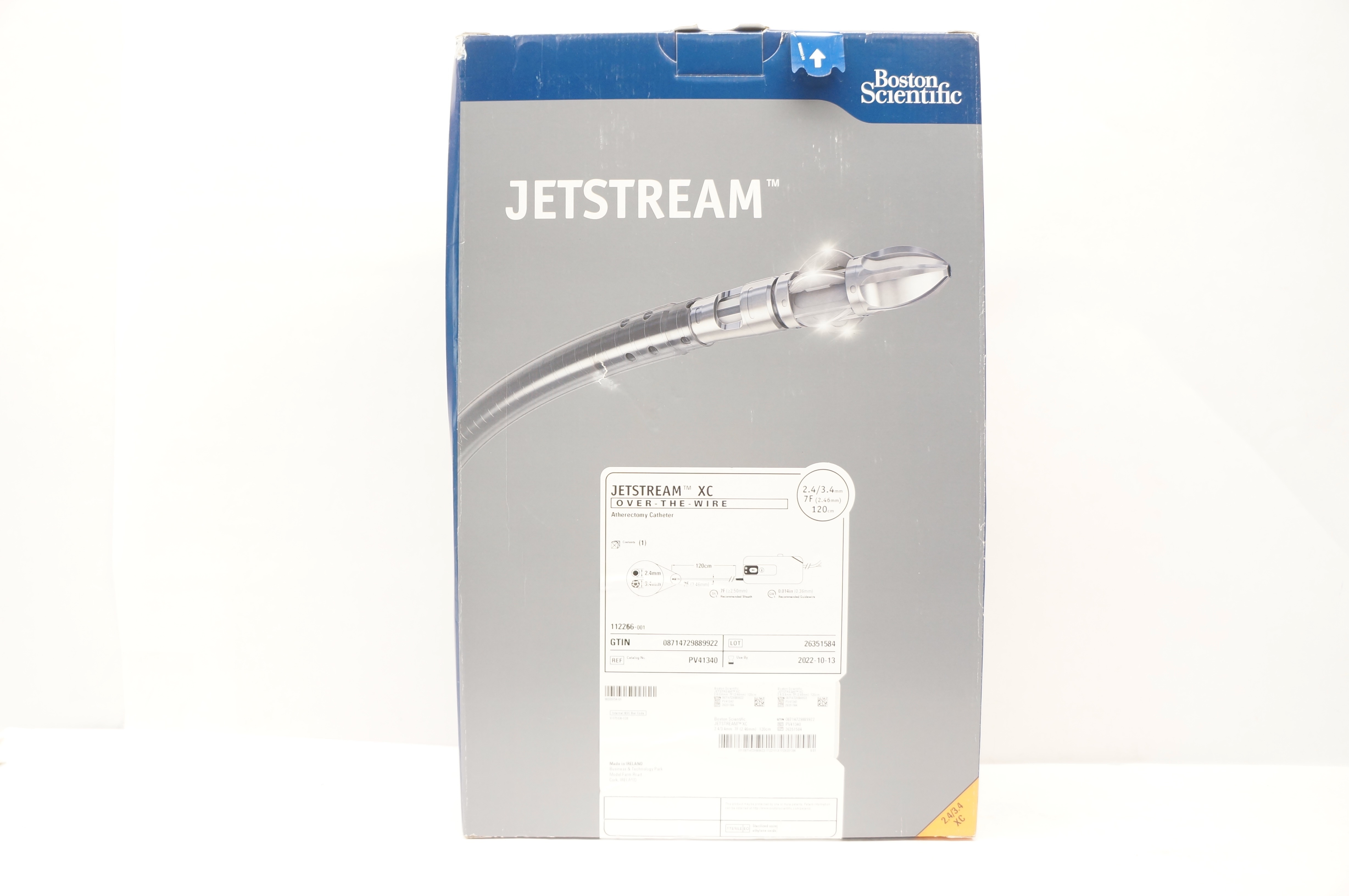 Boston Scientific PV41340 Jetstream XC Atherectomy Cath 2.4/3.4mmx 7Fx120cm (x)