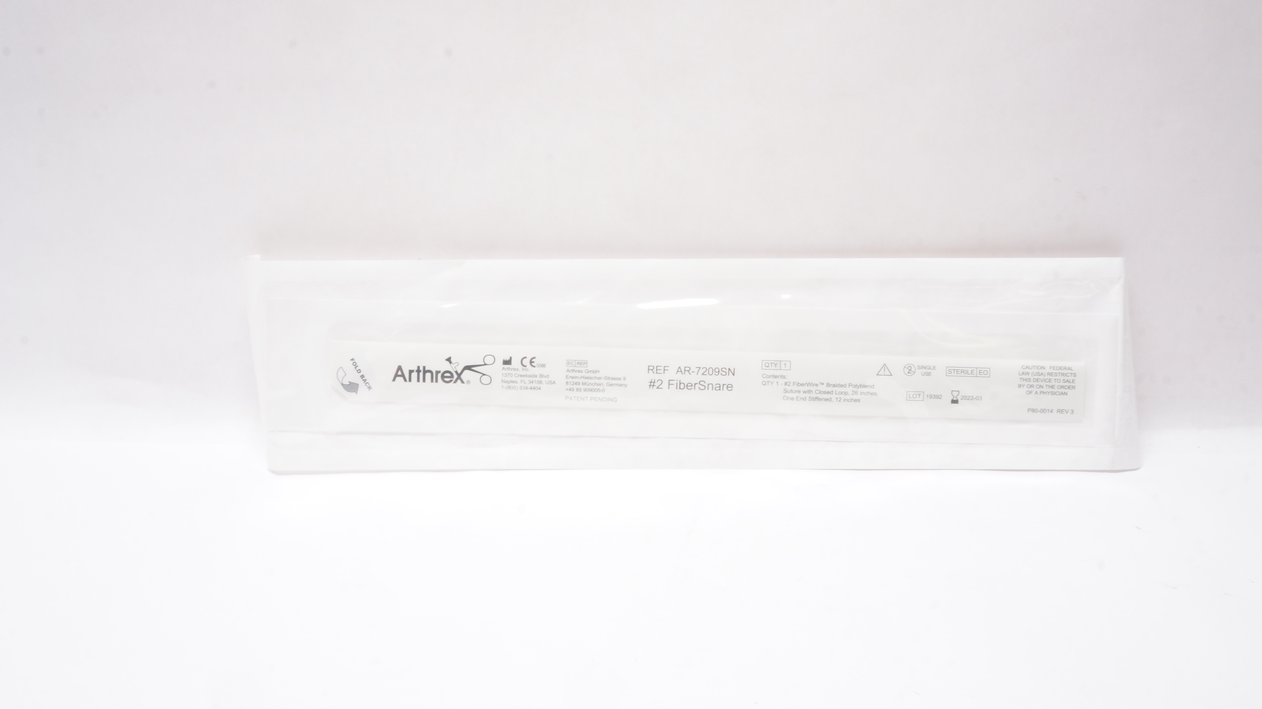 Arthrex AR-7209SN 2 FiberSnare (x)