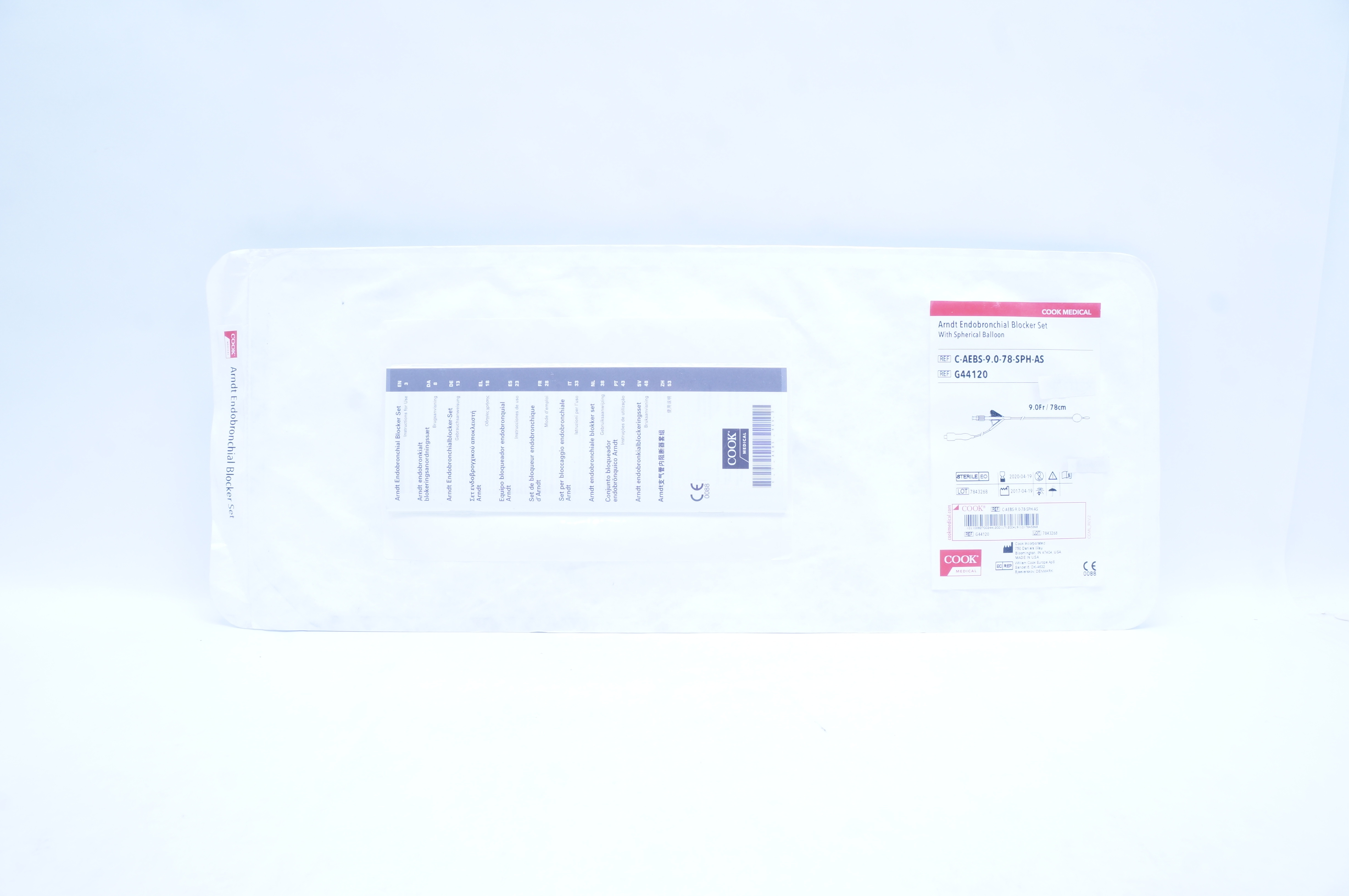 Cook Medical G44120 Arndt Endobronchial Blocker Set 9.0Fr x 78cm (x)