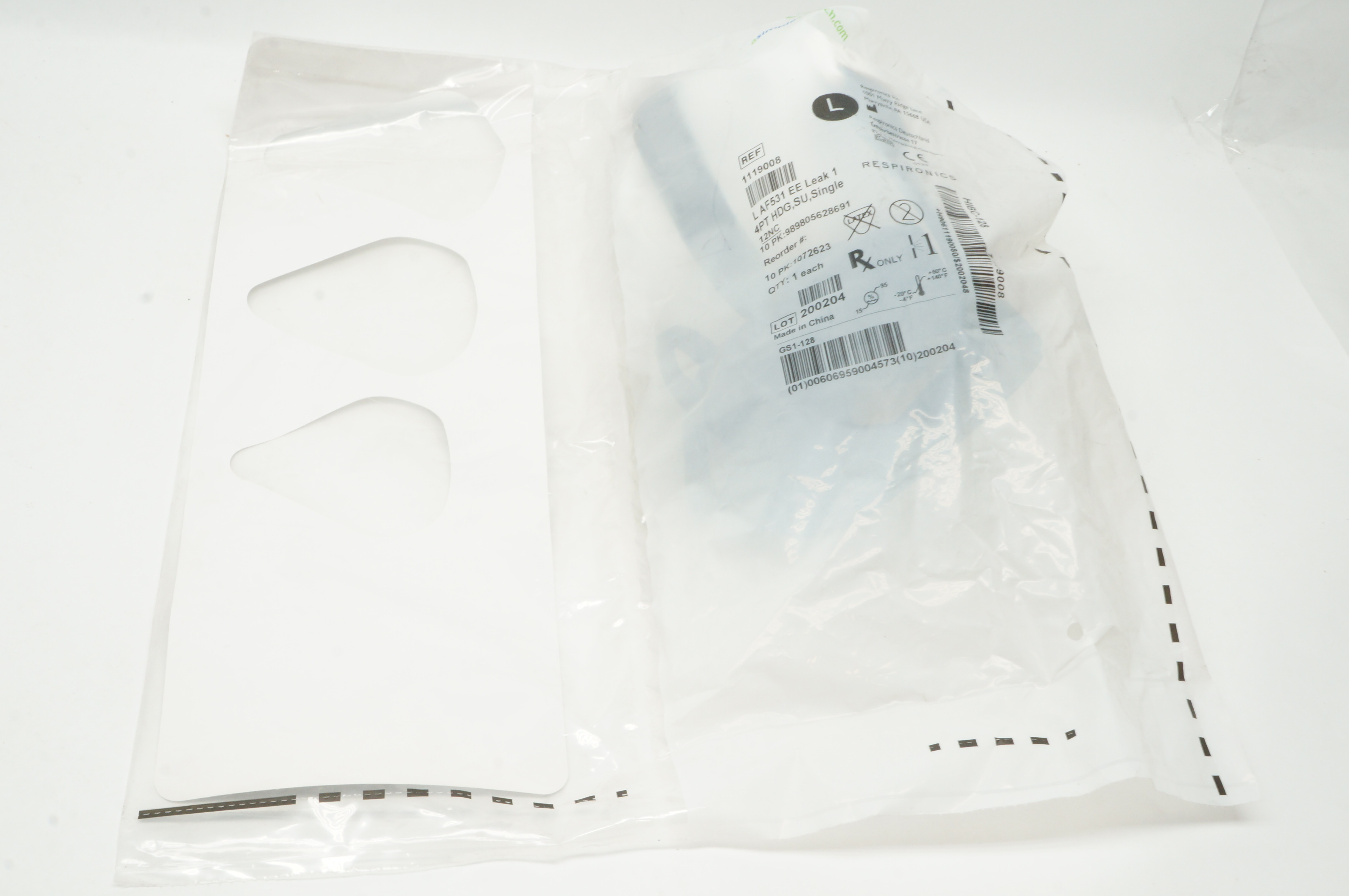 Respironics 1119008 Mask AF531 EE LEAK 1 4PT HDG SU SINGLE, Large