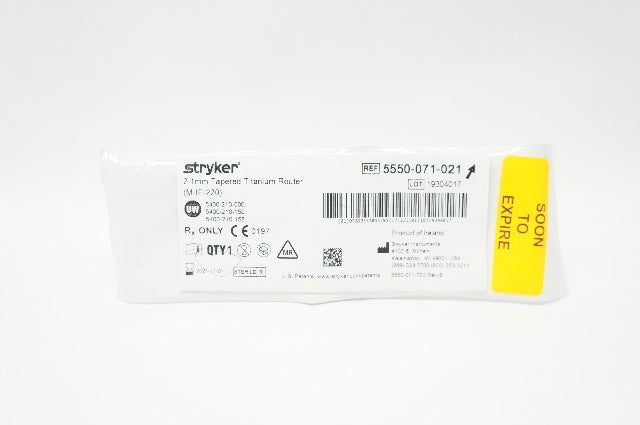 Stryker 5550-071-021 Tapered Titanium Router 2.1mm (x)