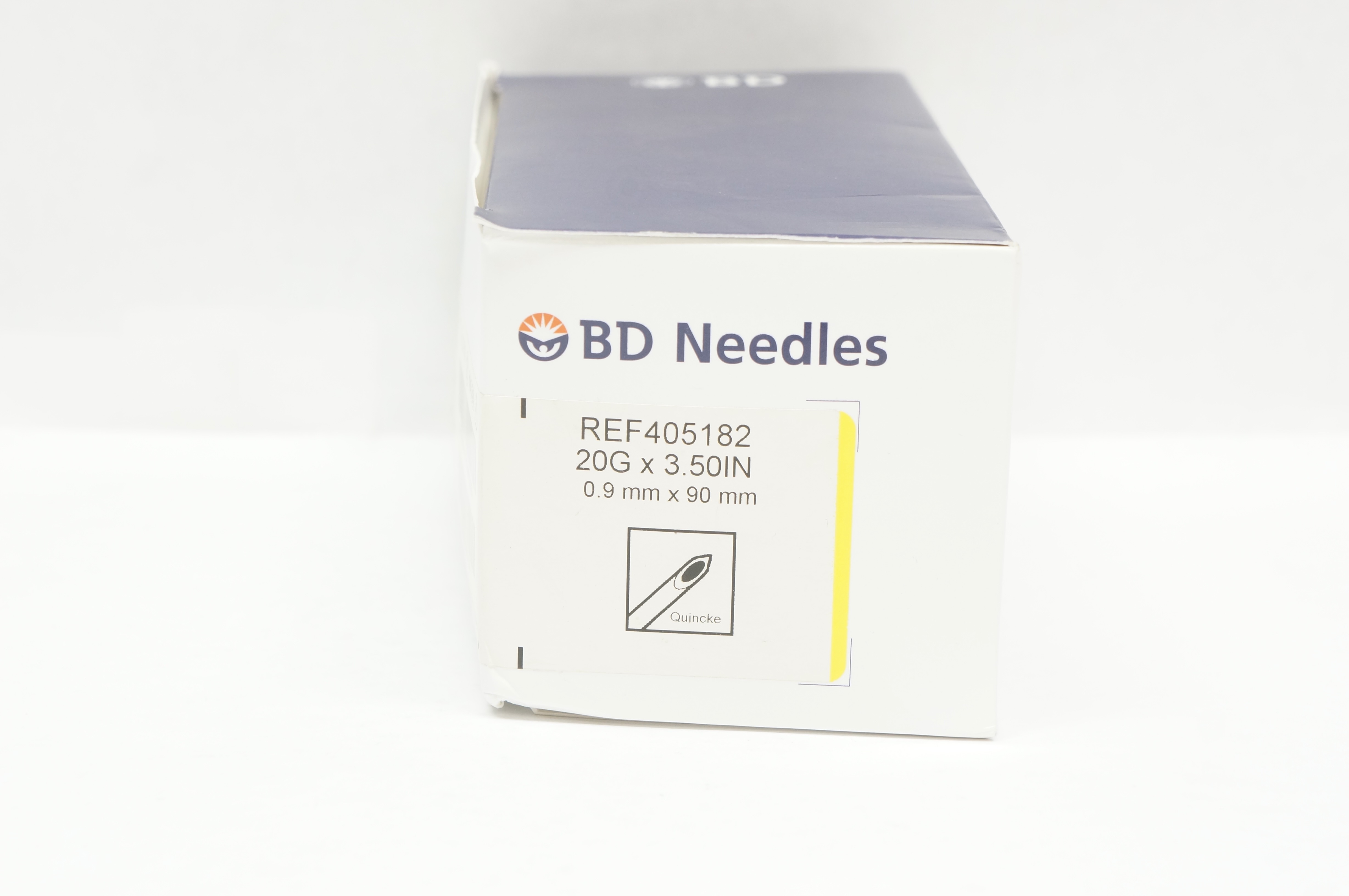 BD 405182 Becton Spinal Ndle Quincke Type Point 20G x 3.50 inch (x) - Box of 25