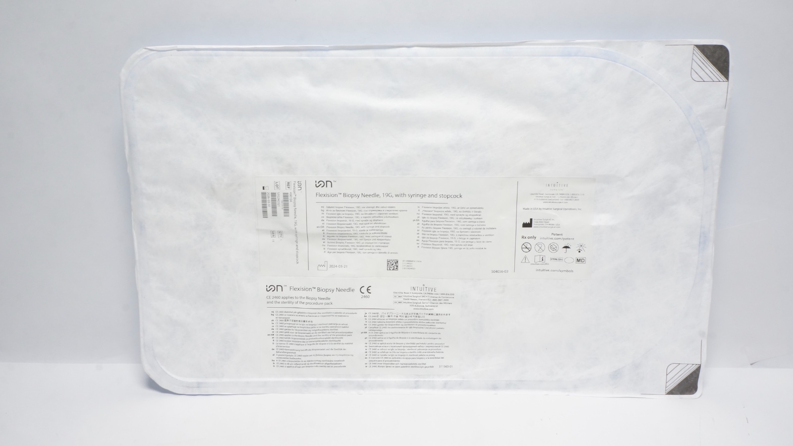 Intuitive Surgical 504056-03 Flexision Biopsy Needle 19G with Syringe