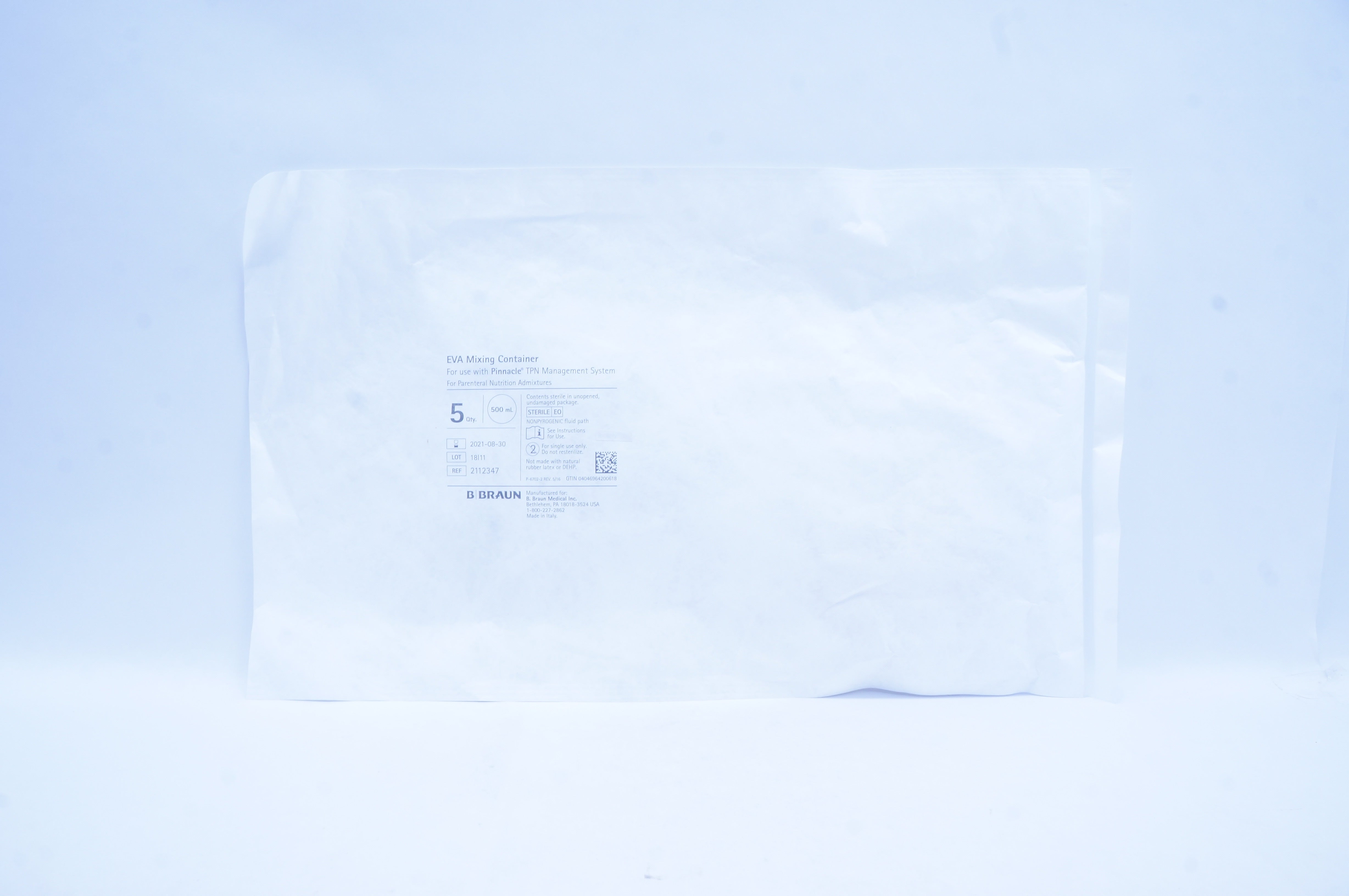 Braun 2112347 EVA Mixing Container 500mL - Pack of 5